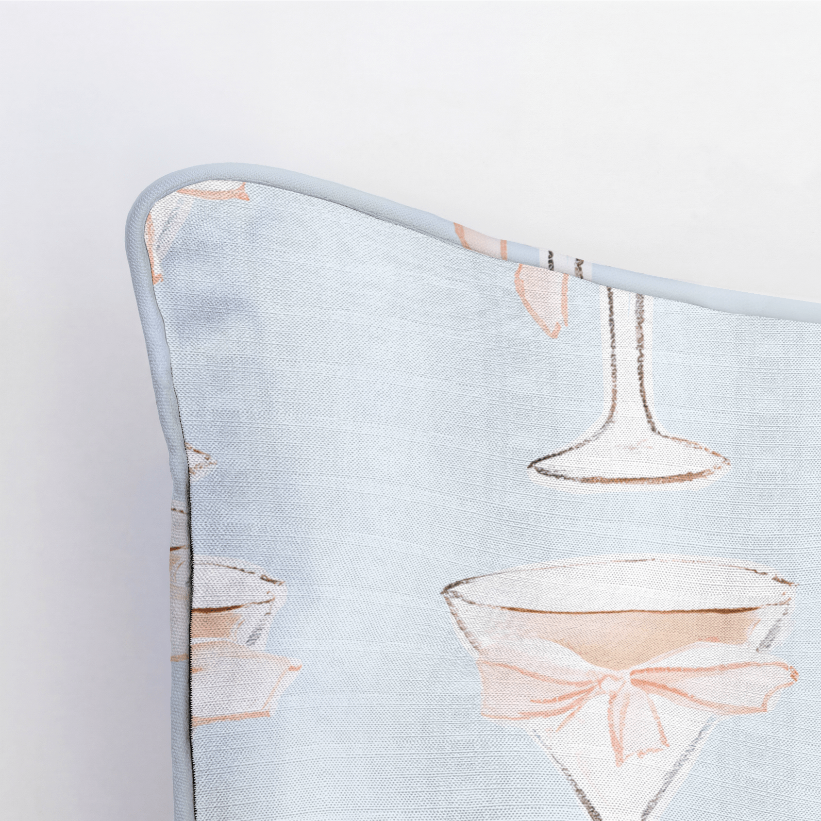 Bow - Tini Throw Pillow - Lemon Park