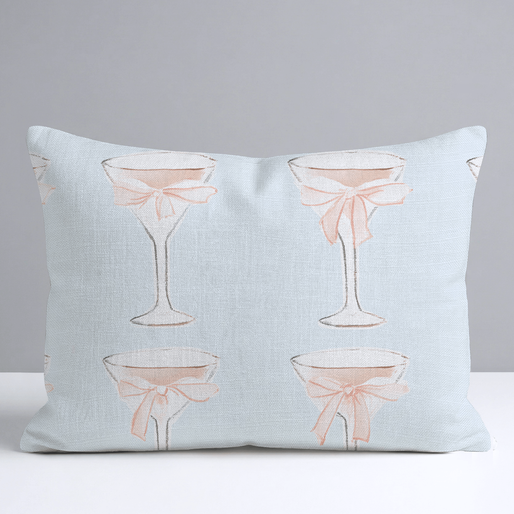 Bow - Tini Throw Pillow - Lemon Park