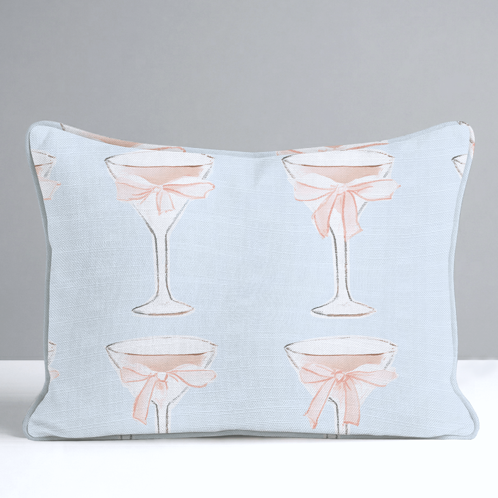 Bow - Tini Throw Pillow - Lemon Park