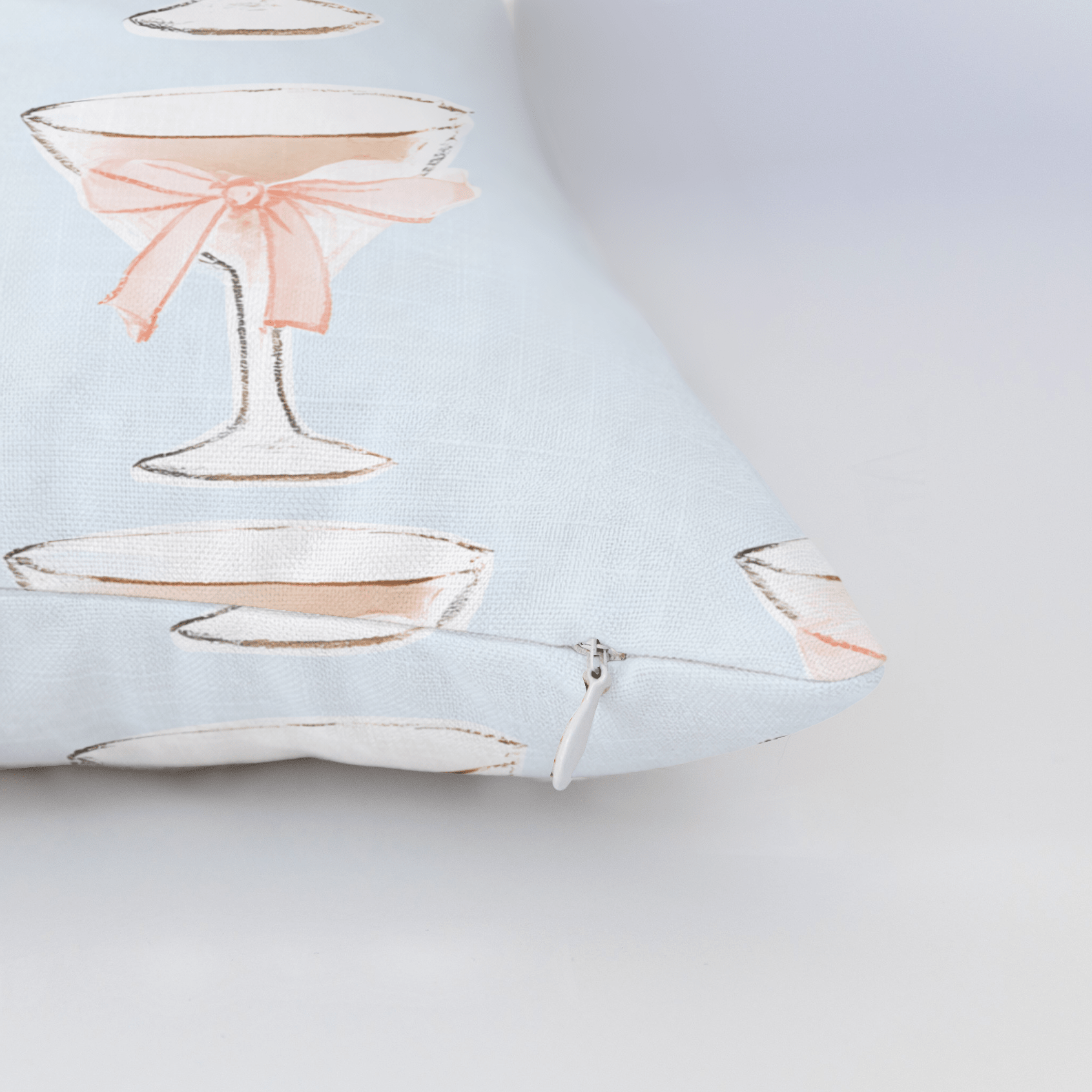 Bow - Tini Throw Pillow - Lemon Park