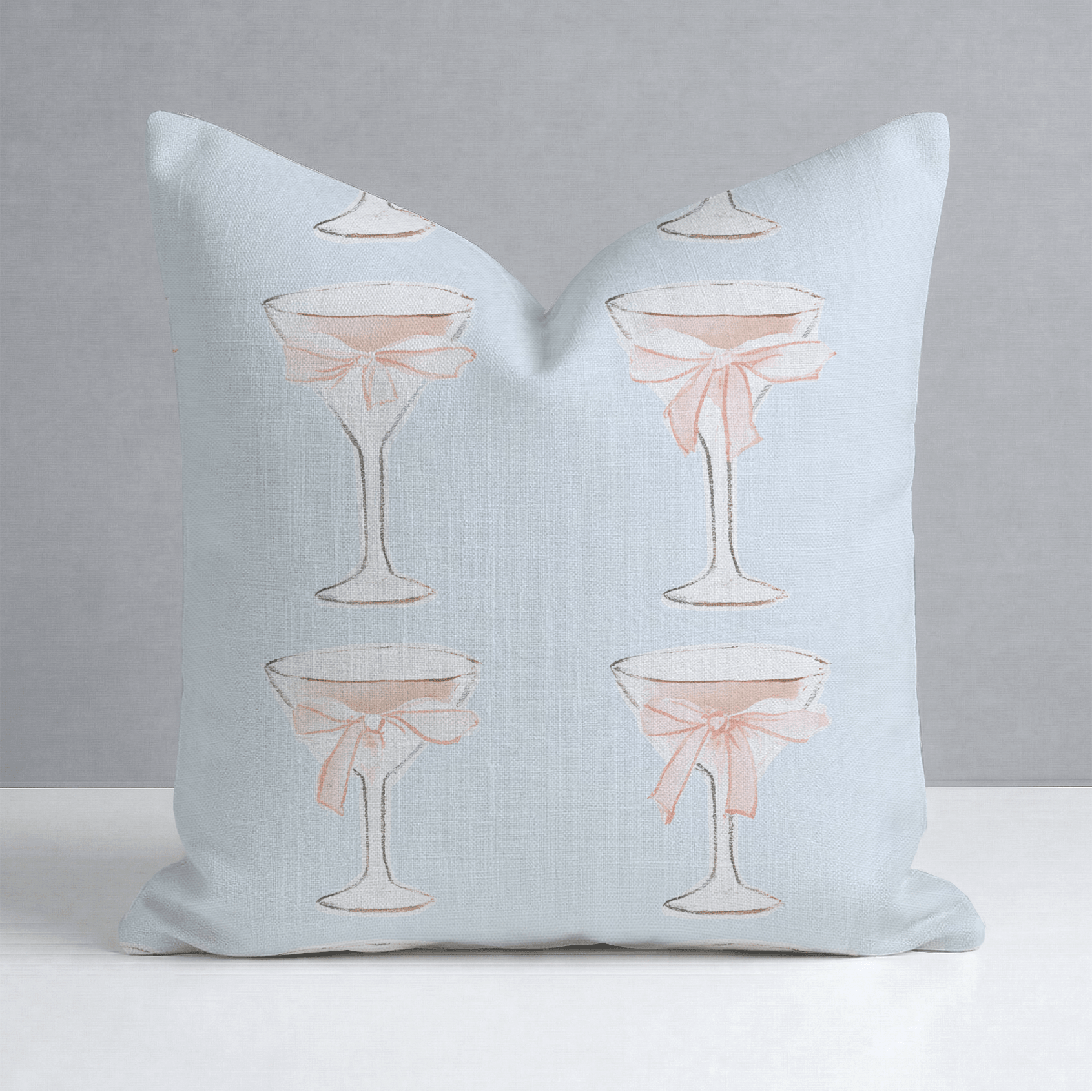 Bow - Tini Throw Pillow - Lemon Park