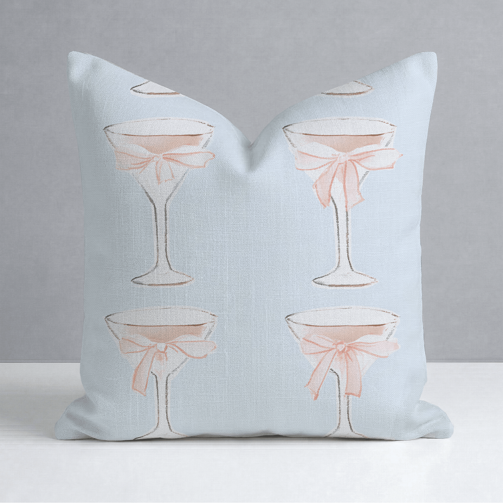 Bow - Tini Throw Pillow - Lemon Park