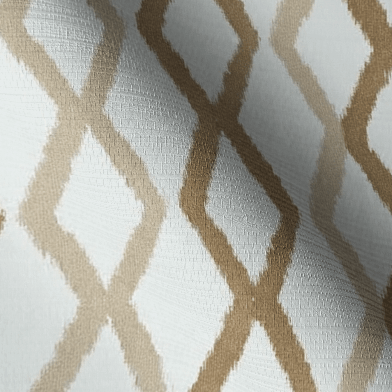 Braemar Trellis Faux Grasscloth Wallpaper - Lemon Park