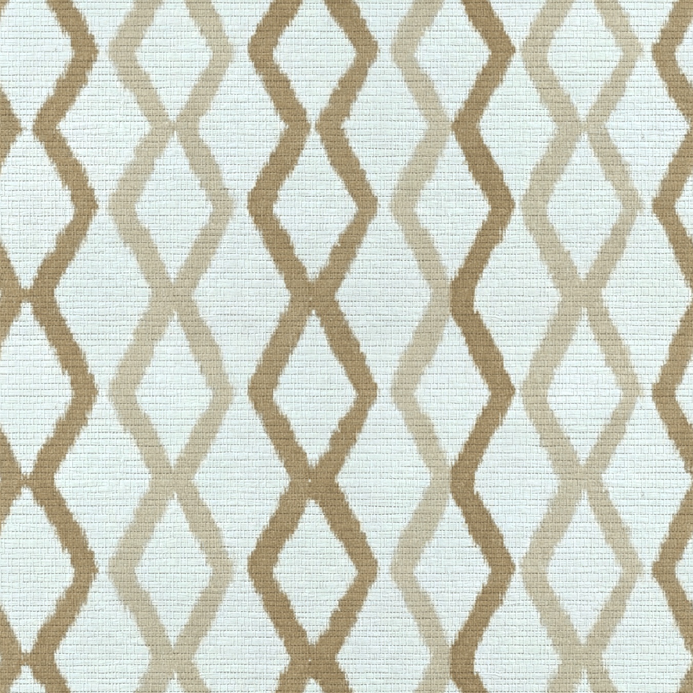 Braemar Trellis Faux Grasscloth Wallpaper - Lemon Park