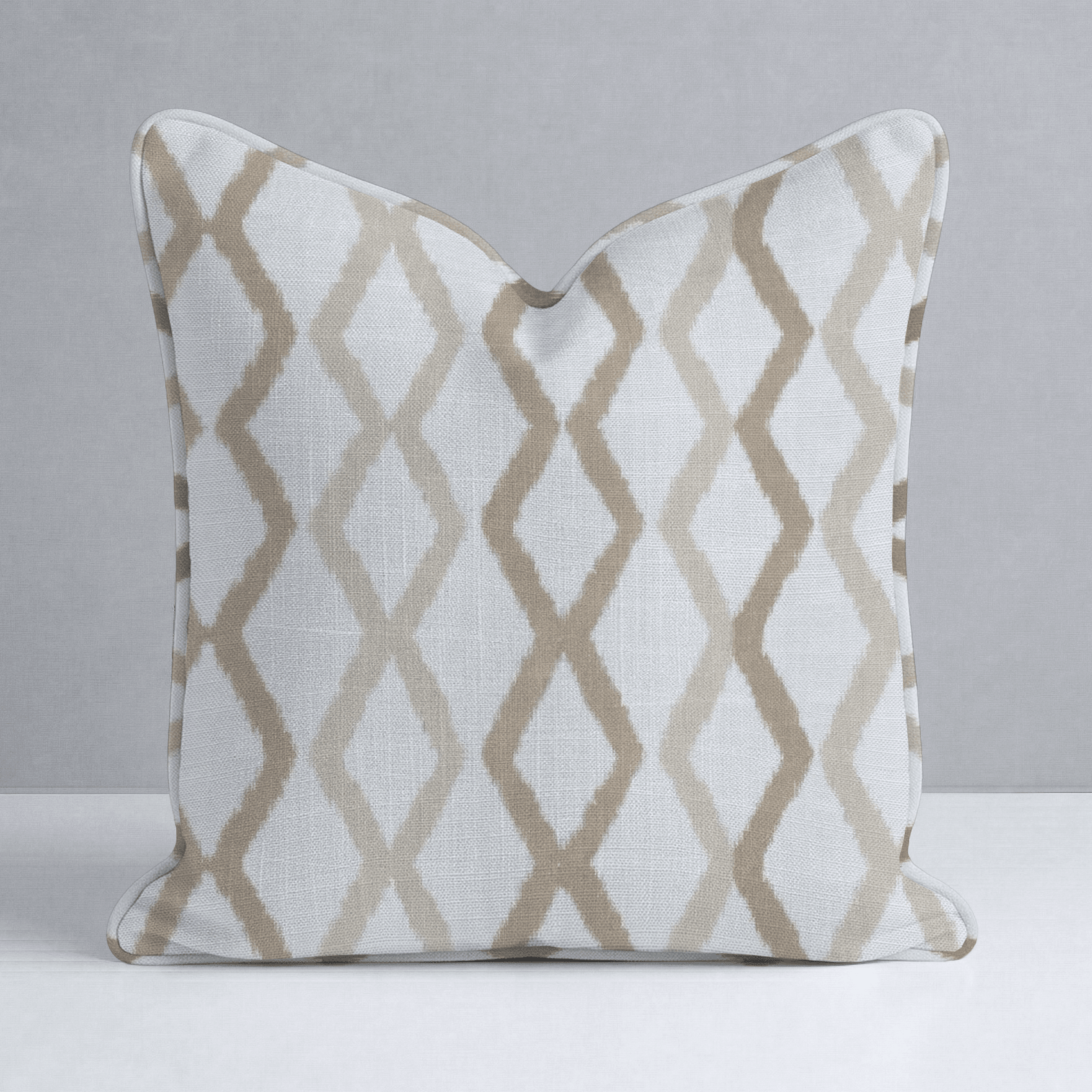 Braemar Trellis Throw Pillow - Lemon Park
