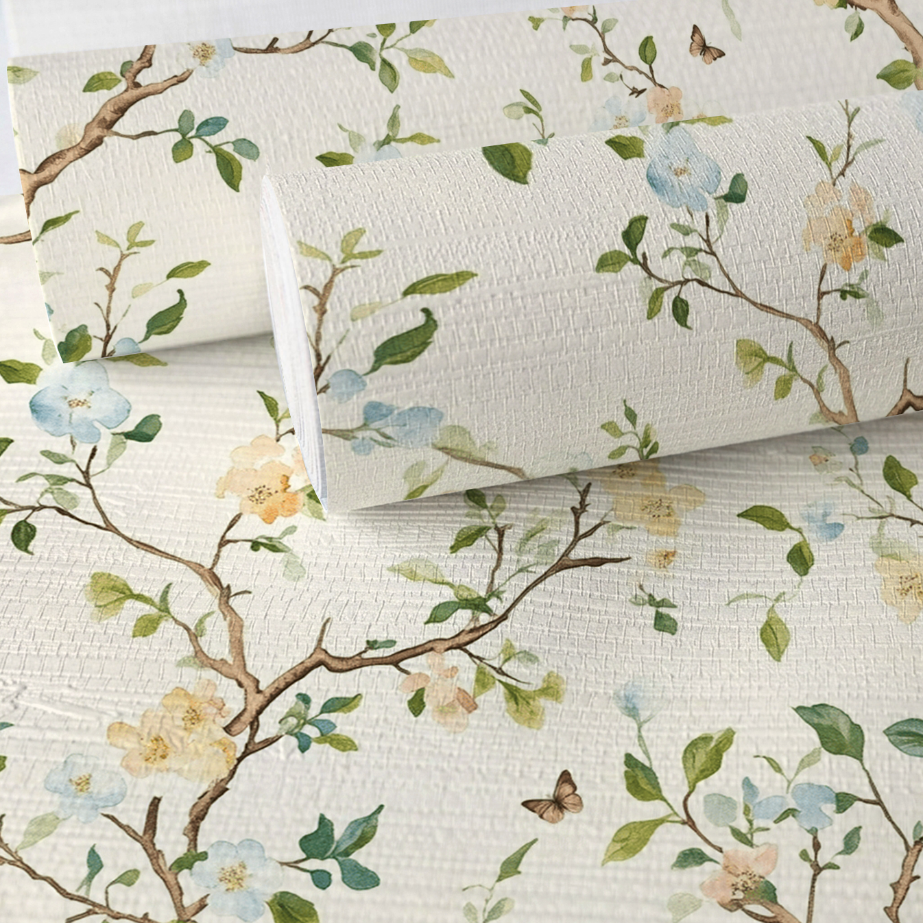 Branch Out Faux Grasscloth Wallpaper