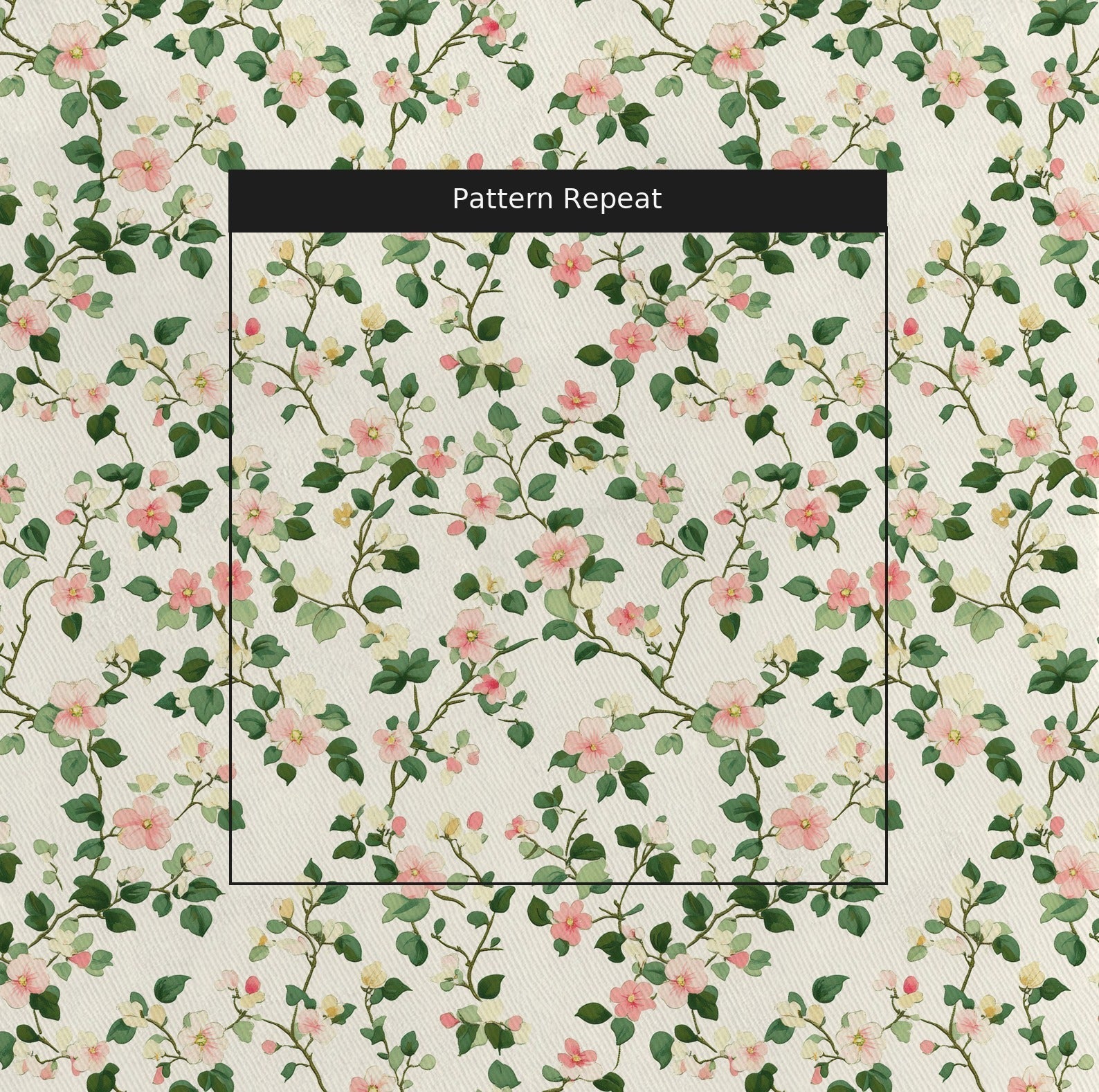Brand New Blooms - Fabric - Lemon Park
