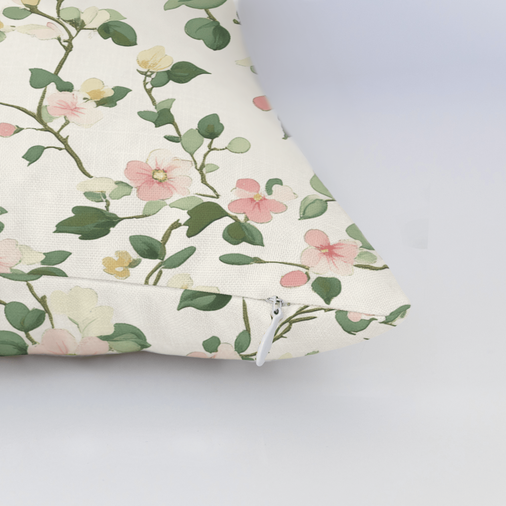 Brand New Blooms Throw Pillow - Lemon Park