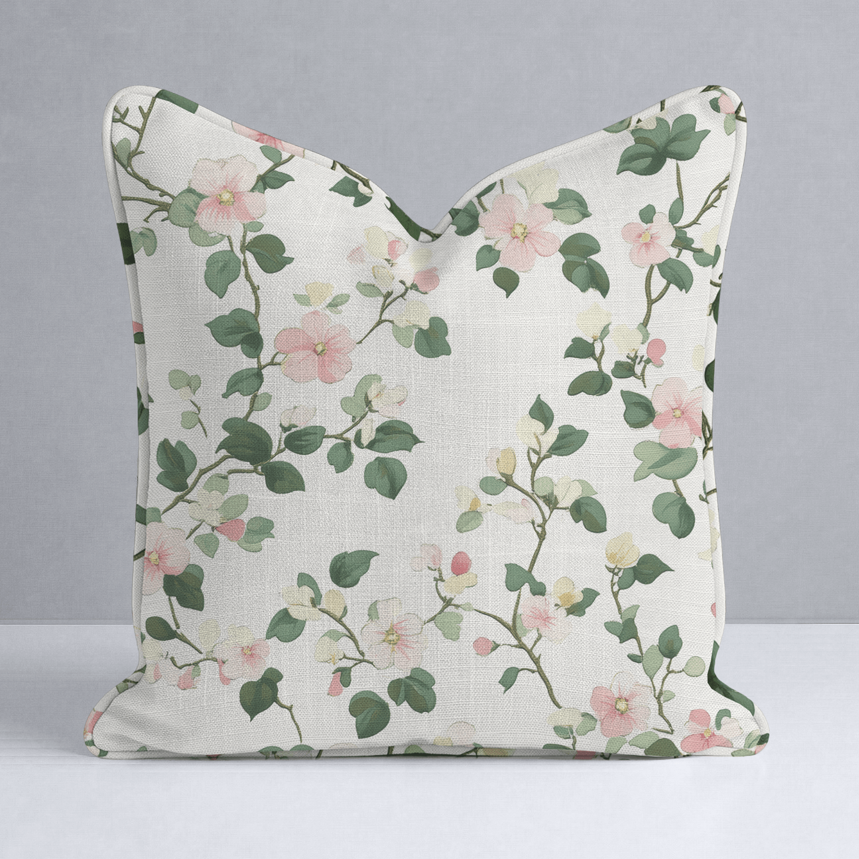 Brand New Blooms Throw Pillow - Lemon Park