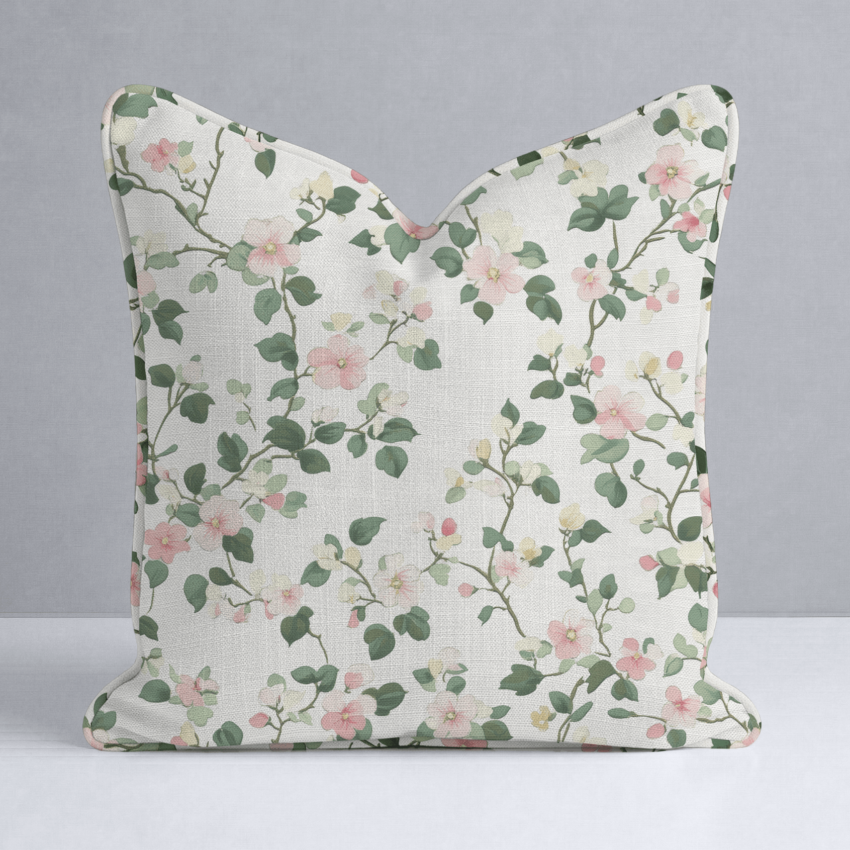Brand New Blooms Throw Pillow - Lemon Park