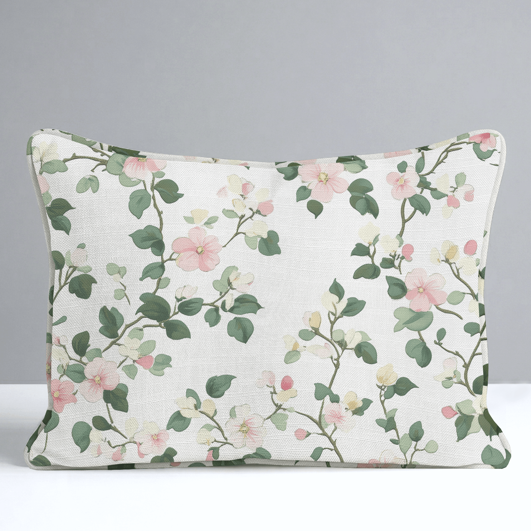 Brand New Blooms Throw Pillow - Lemon Park