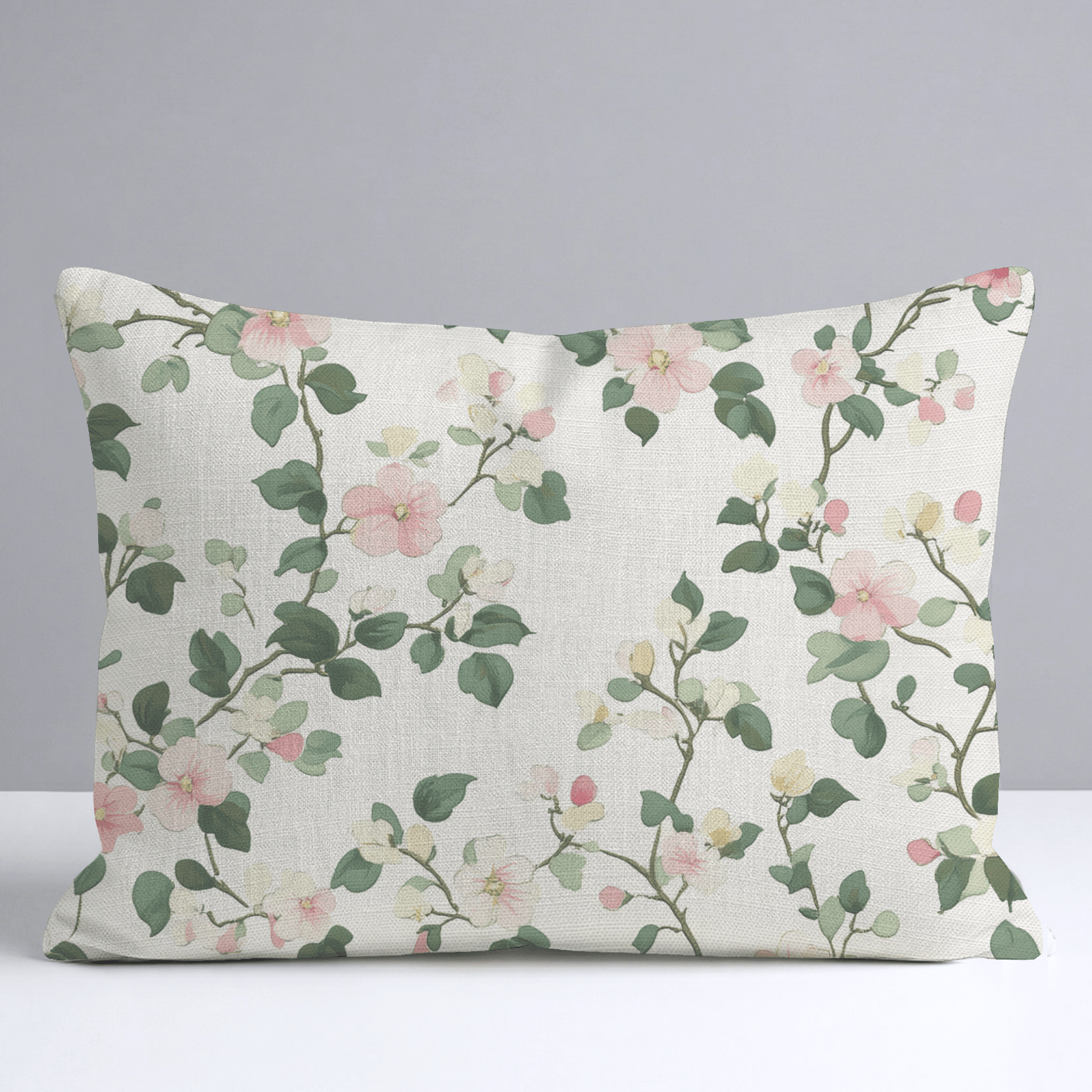 Brand New Blooms Throw Pillow - Lemon Park