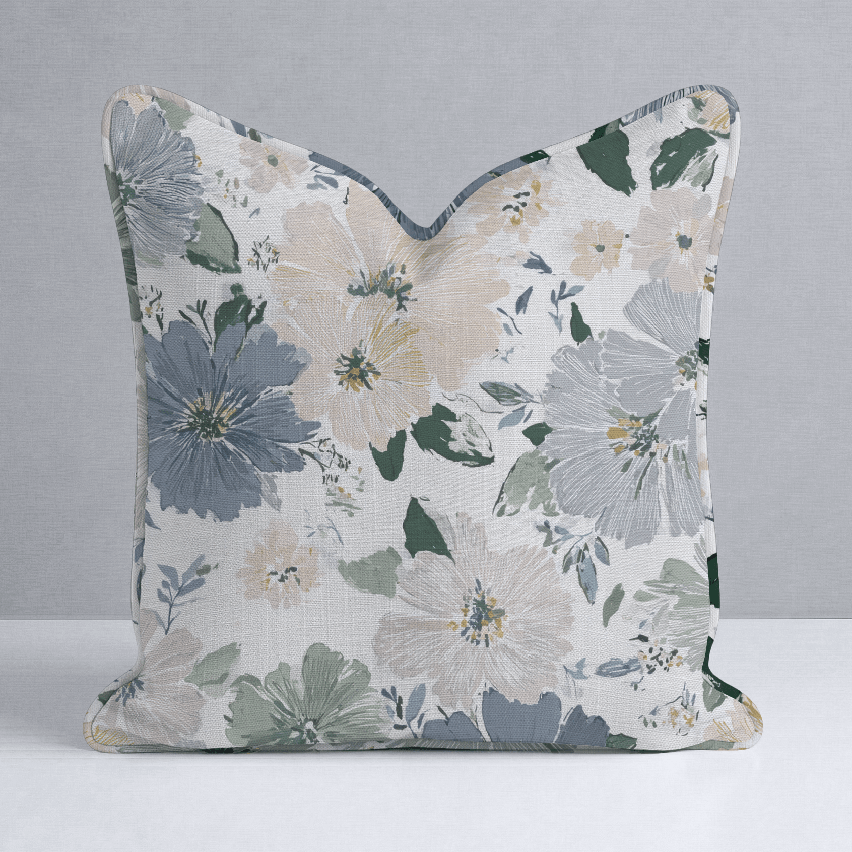 Briar Blossom Throw Pillow - Lemon Park