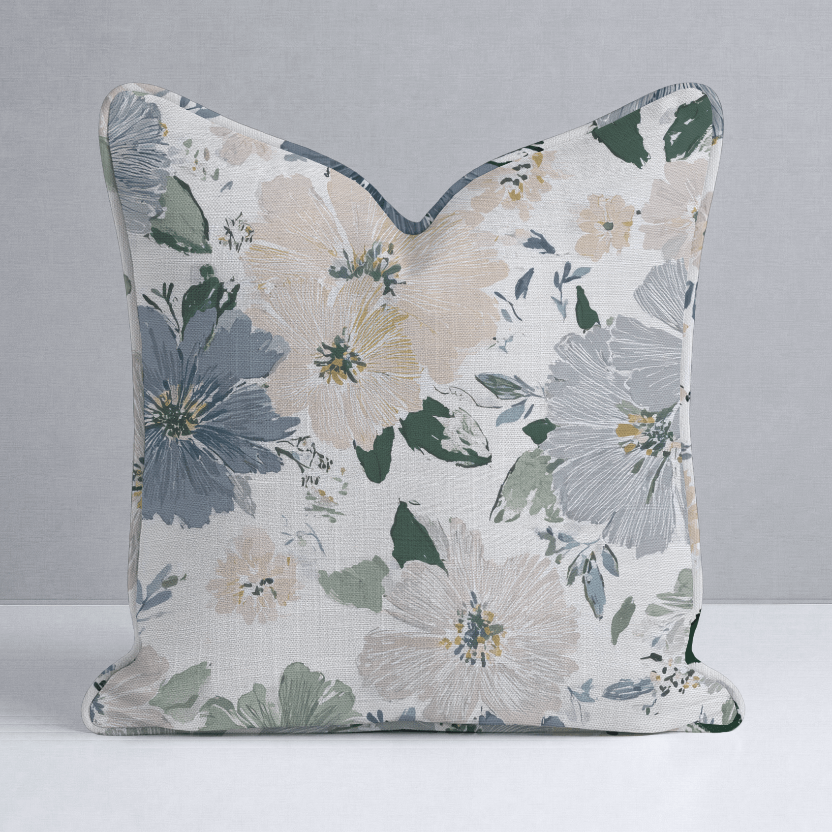 Briar Blossom Throw Pillow - Lemon Park