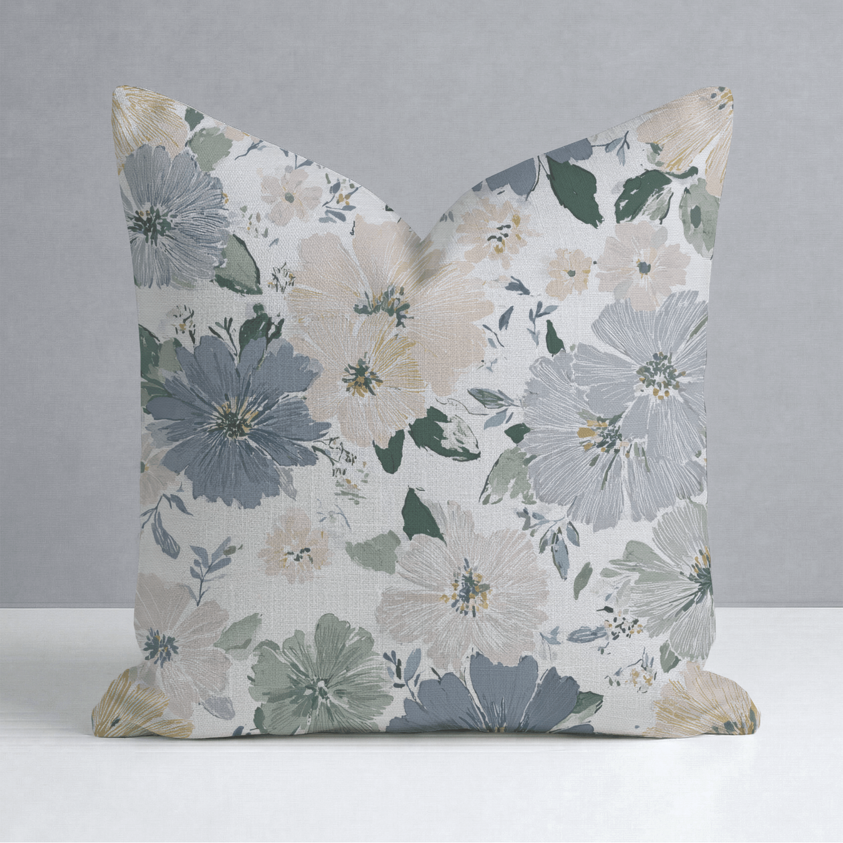 Briar Blossom Throw Pillow - Lemon Park