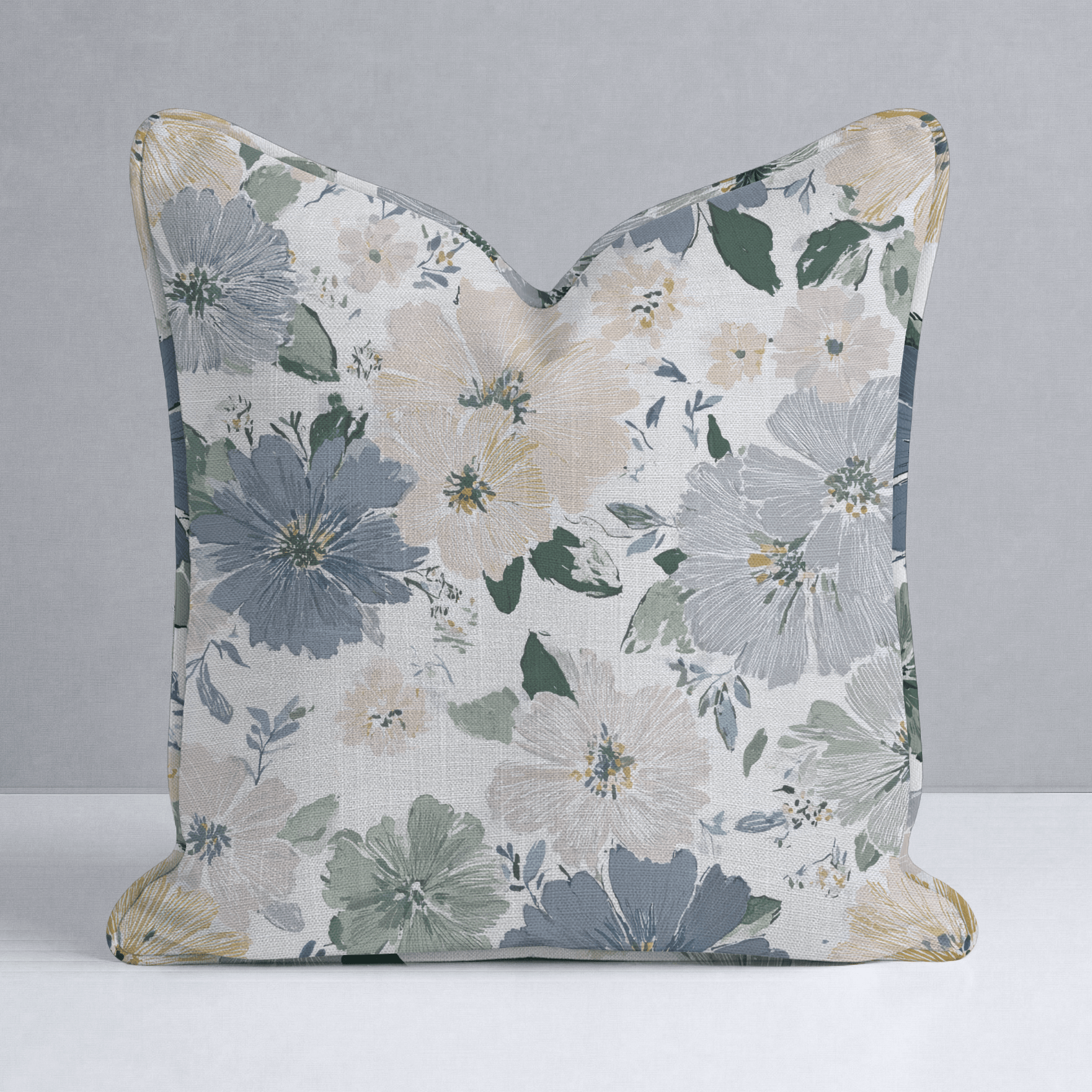 Briar Blossom Throw Pillow - Lemon Park