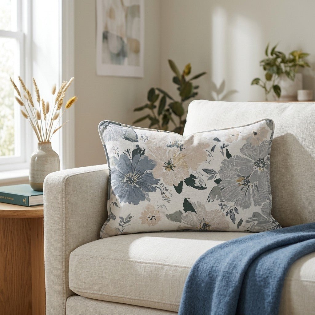 Briar Blossom Throw Pillow - Lemon Park