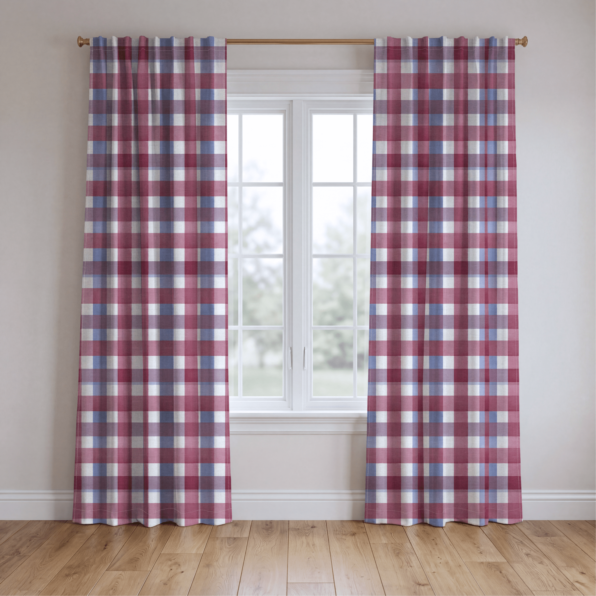 Brighton Plaid - Drapery - Lemon Park