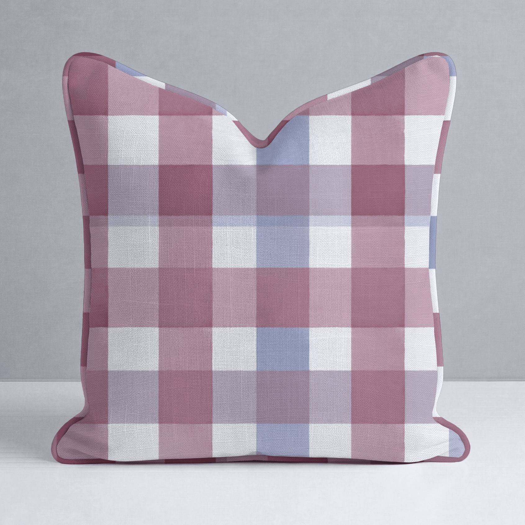 Brighton Plaid Throw Pillow - Lemon Park