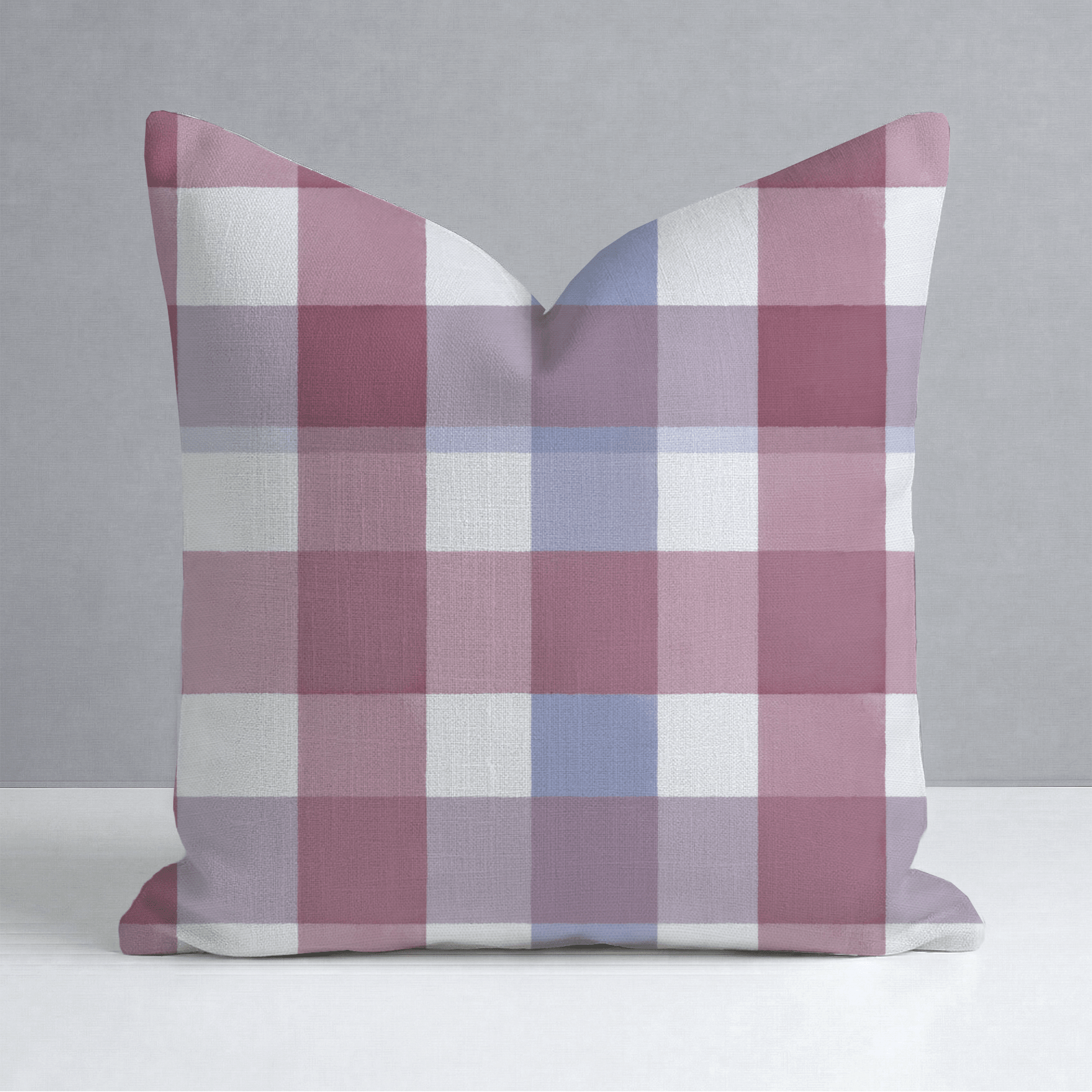Brighton Plaid Throw Pillow - Lemon Park