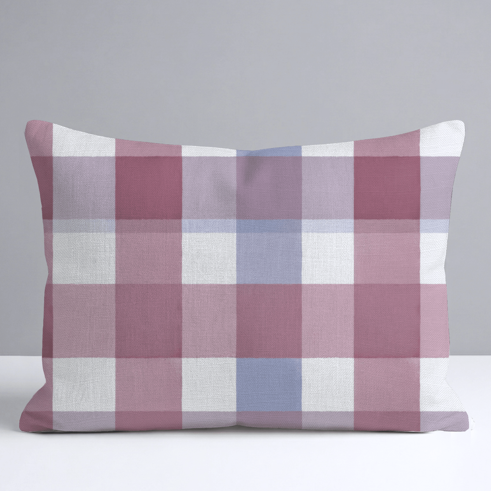 Brighton Plaid Throw Pillow - Lemon Park