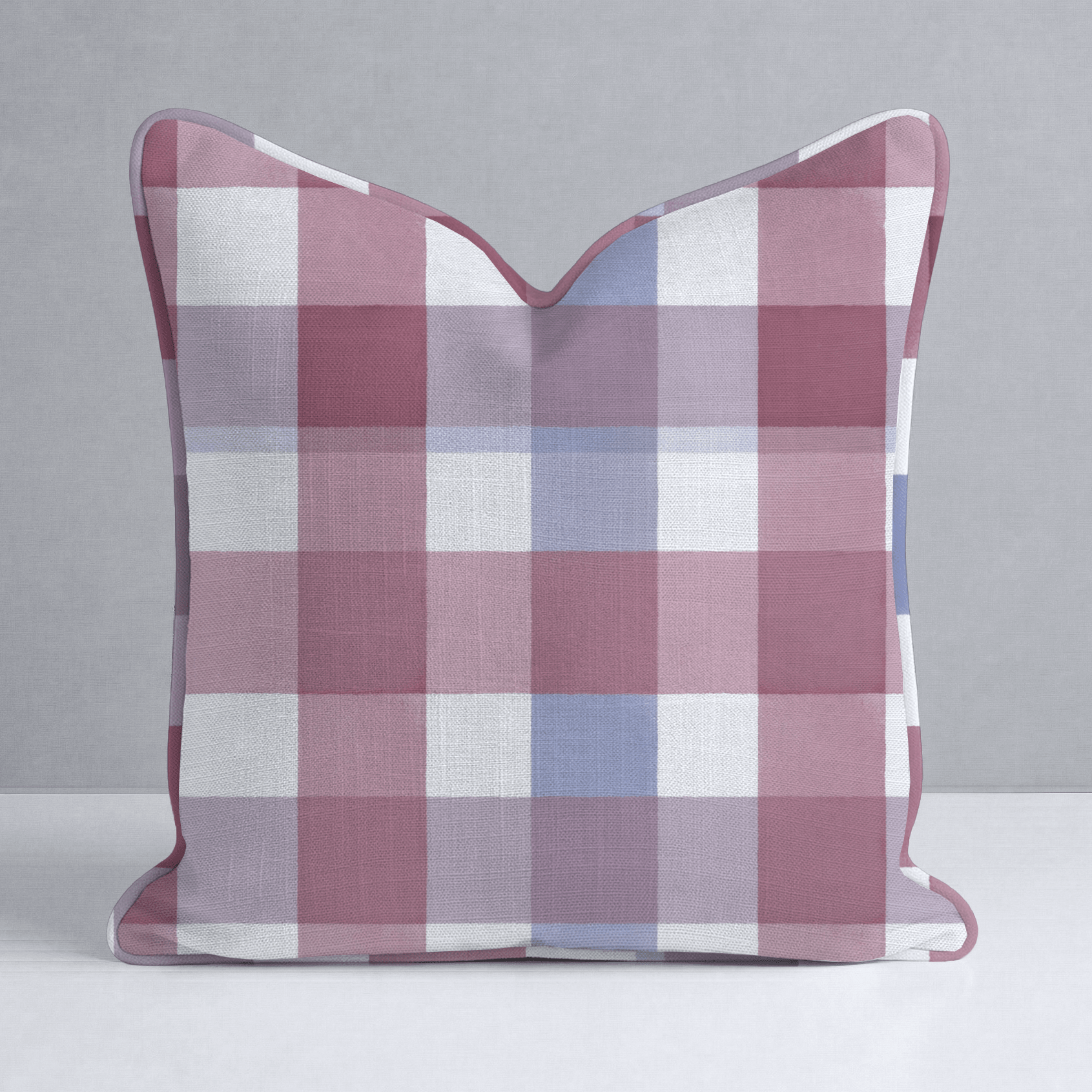 Brighton Plaid Throw Pillow - Lemon Park