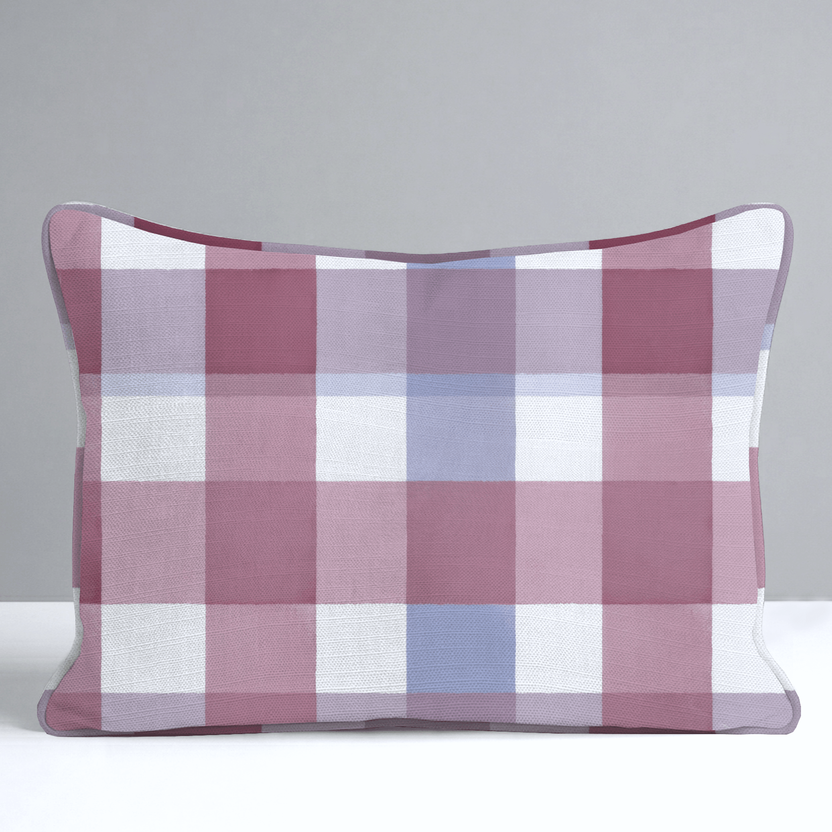 Brighton Plaid Throw Pillow - Lemon Park