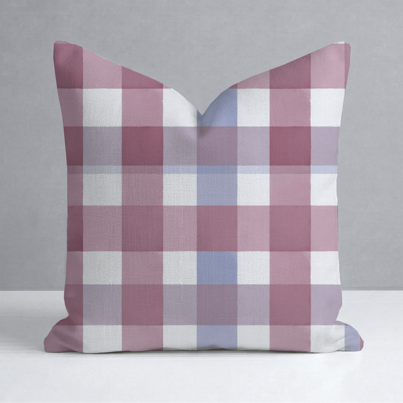 Brighton Plaid Throw Pillow - Lemon Park
