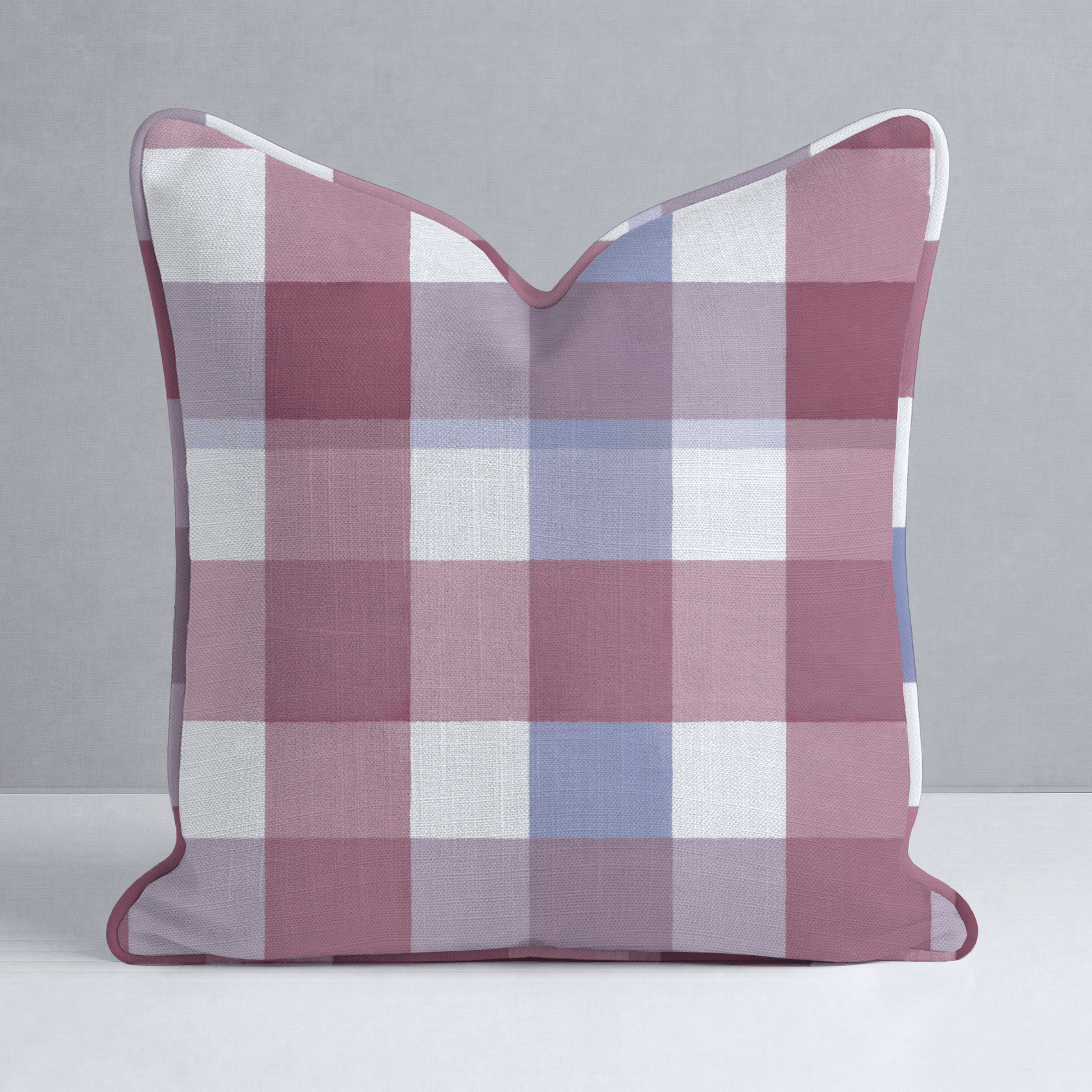 Brighton Plaid Throw Pillow - Lemon Park