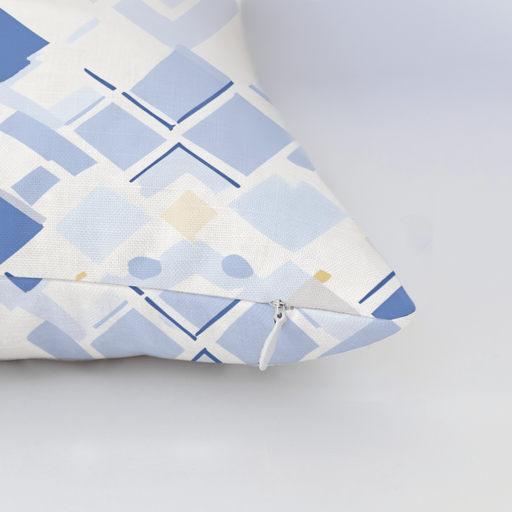Brooke Blues Throw Pillow - Lemon Park