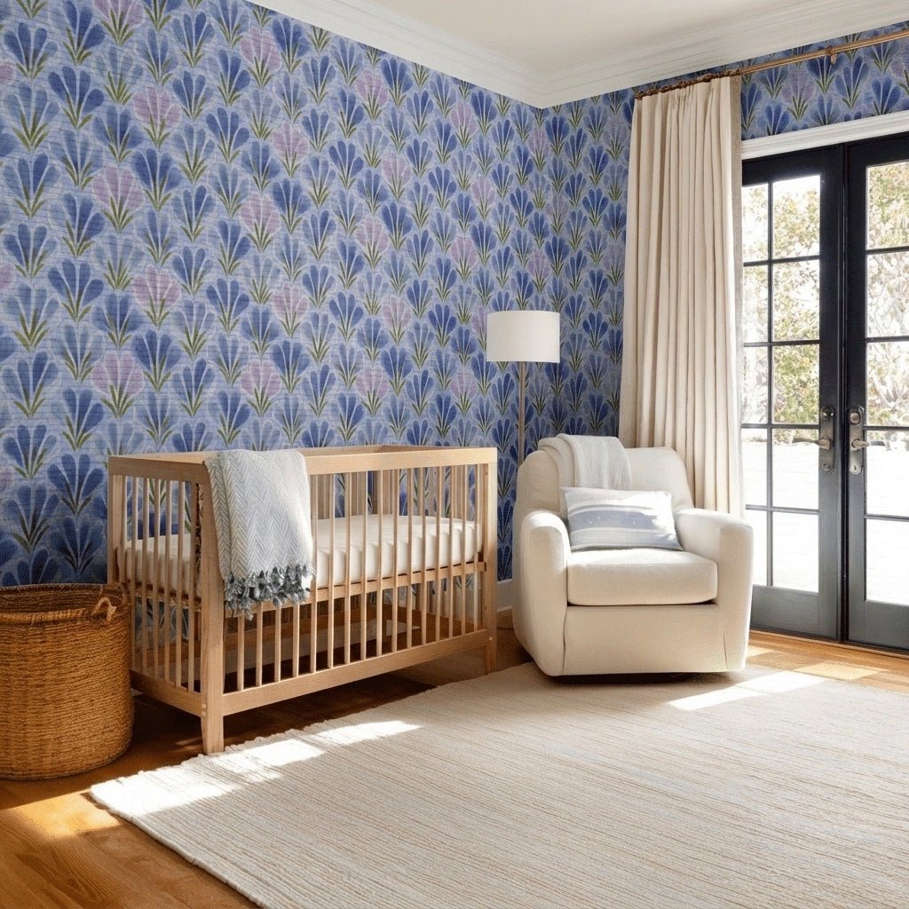 Brooklyn Faux Grasscloth Wallpaper - Lemon Park
