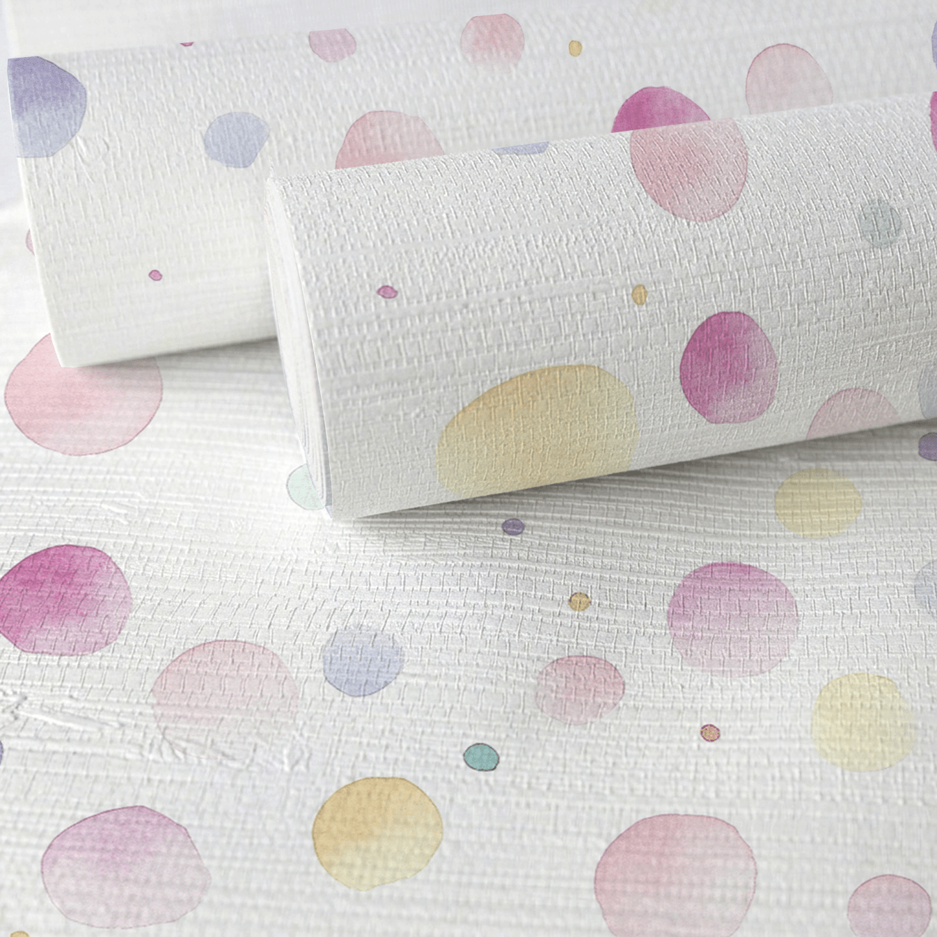 Bubble Bliss Faux Grasscloth Wallpaper - Lemon Park