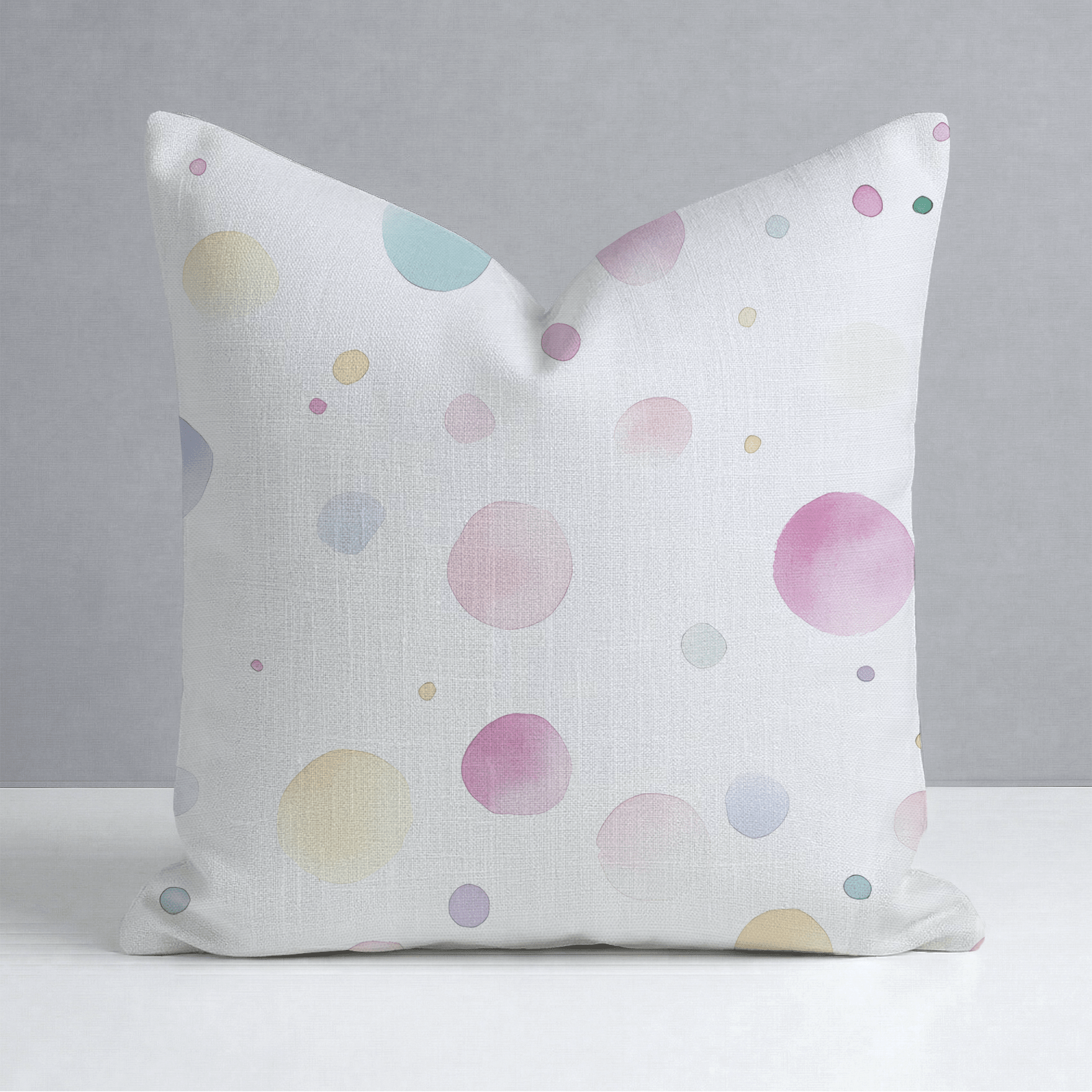 Bubble Bliss Throw Pillow - Lemon Park