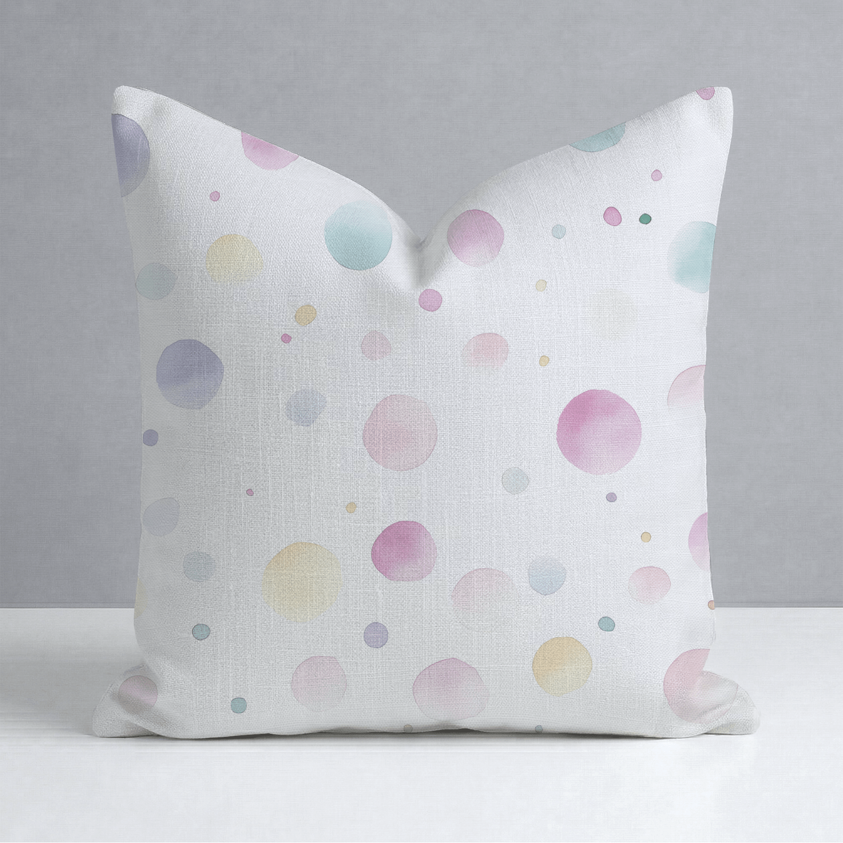 Bubble Bliss Throw Pillow - Lemon Park