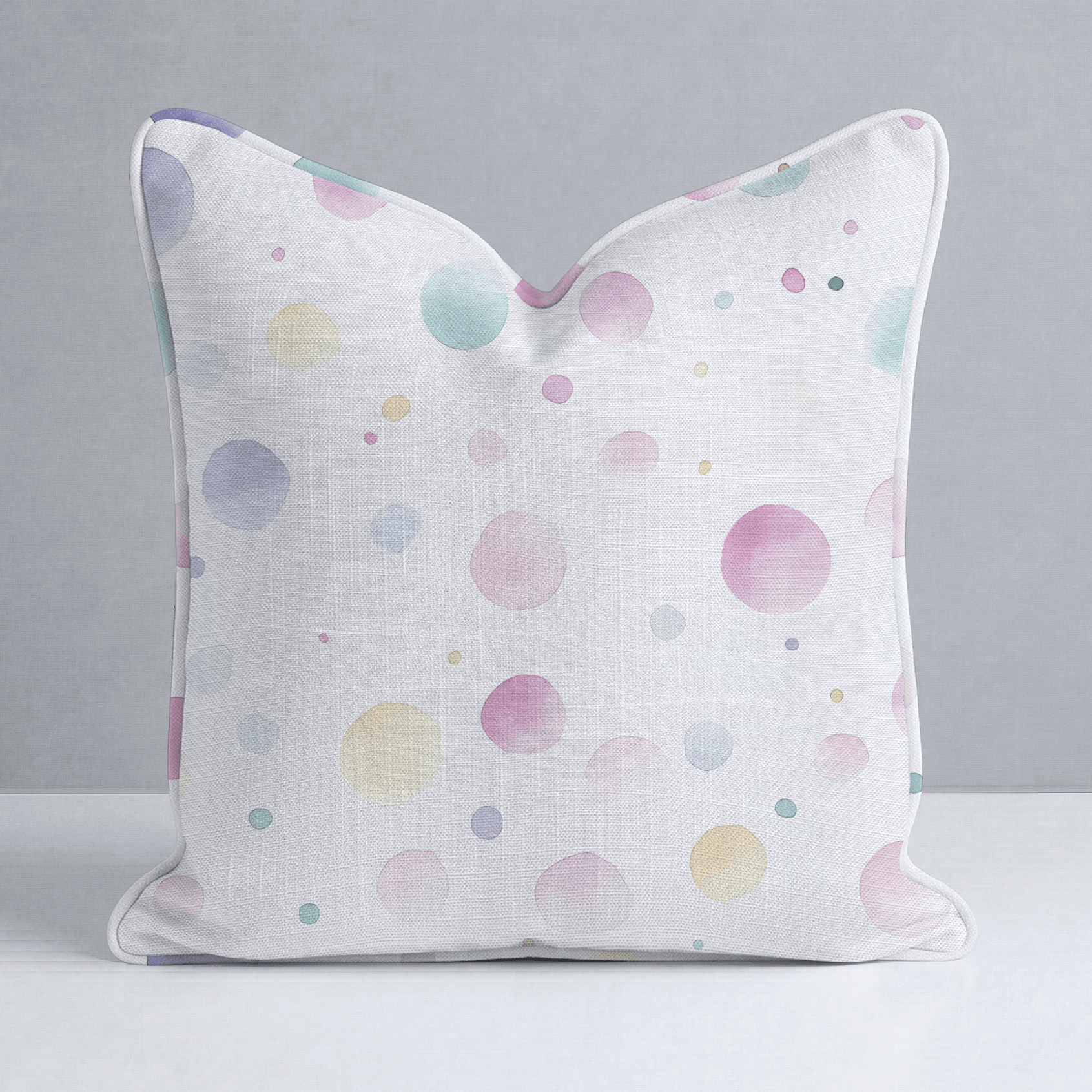 Bubble Bliss Throw Pillow - Lemon Park