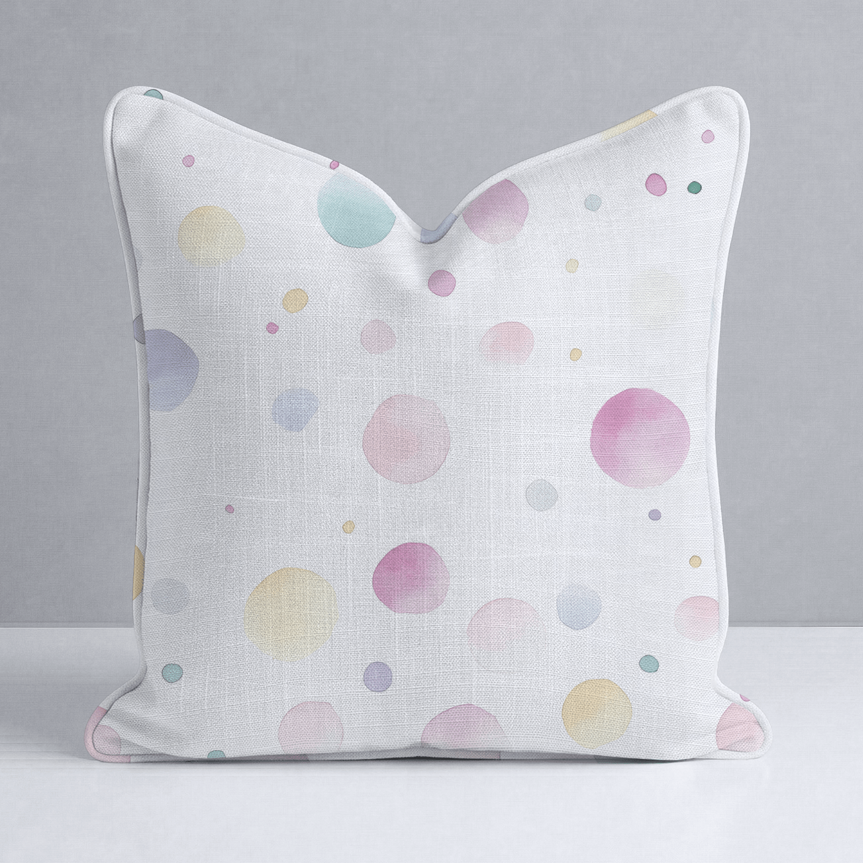 Bubble Bliss Throw Pillow - Lemon Park