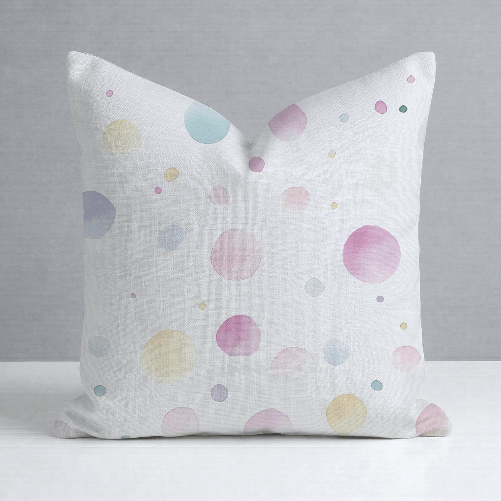 Bubble Bliss Throw Pillow - Lemon Park