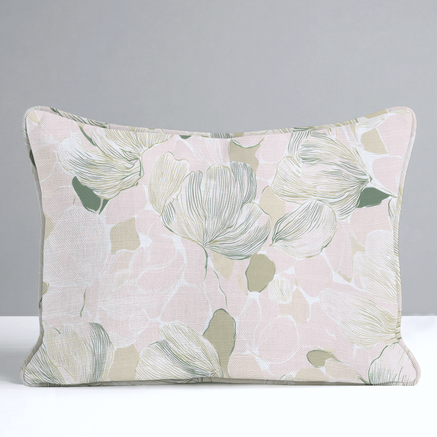 Bubblegum Matcha Throw Pillow - Lemon Park