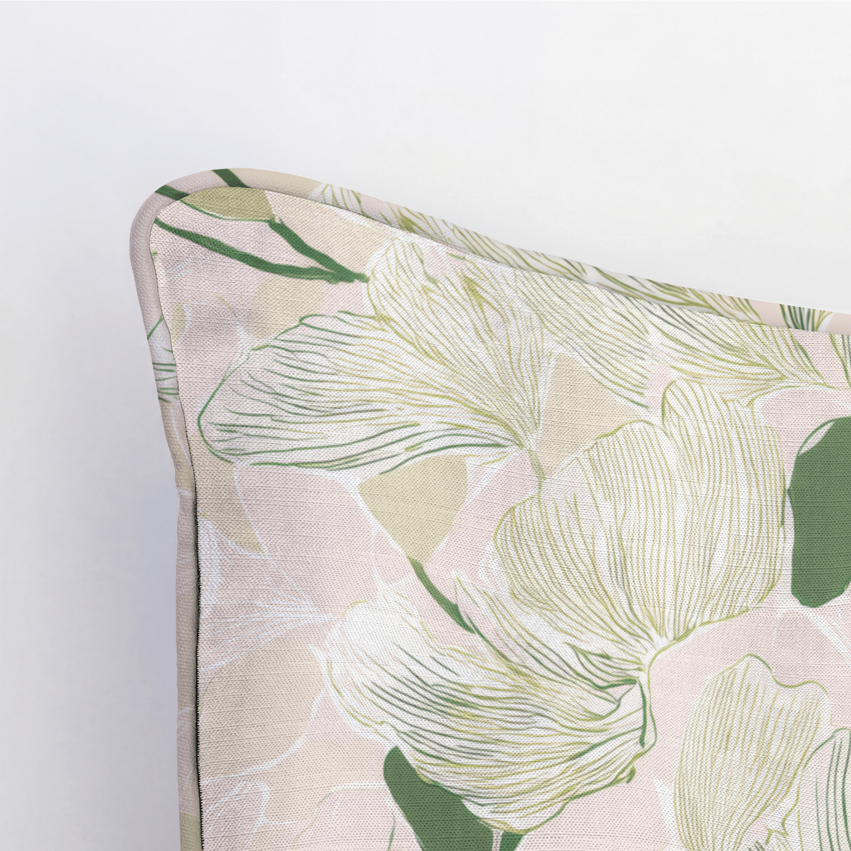 Bubblegum Matcha Throw Pillow - Lemon Park