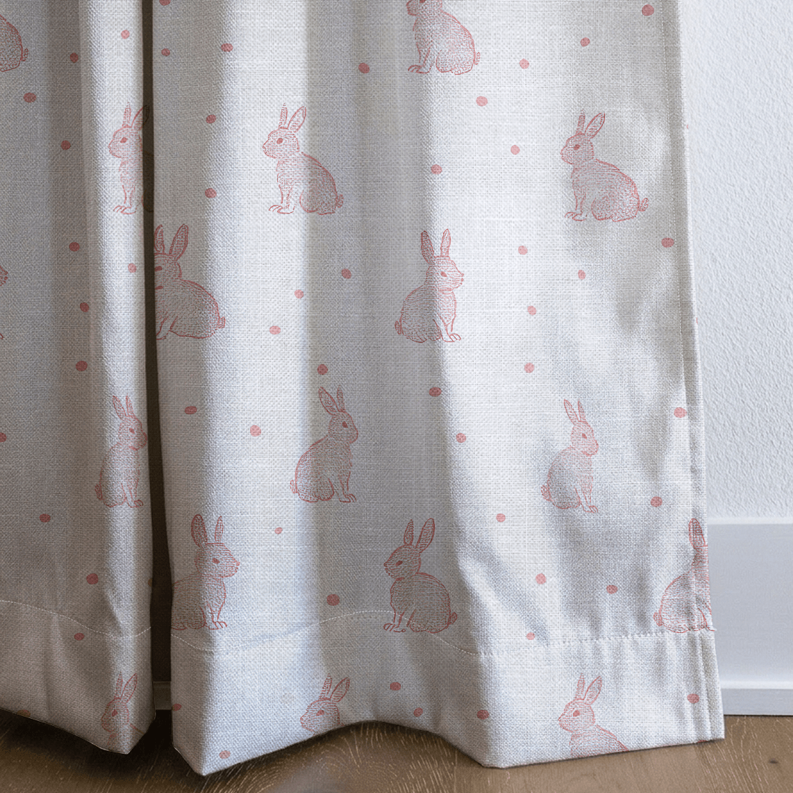 Bunny Ballet - Drapery - Lemon Park