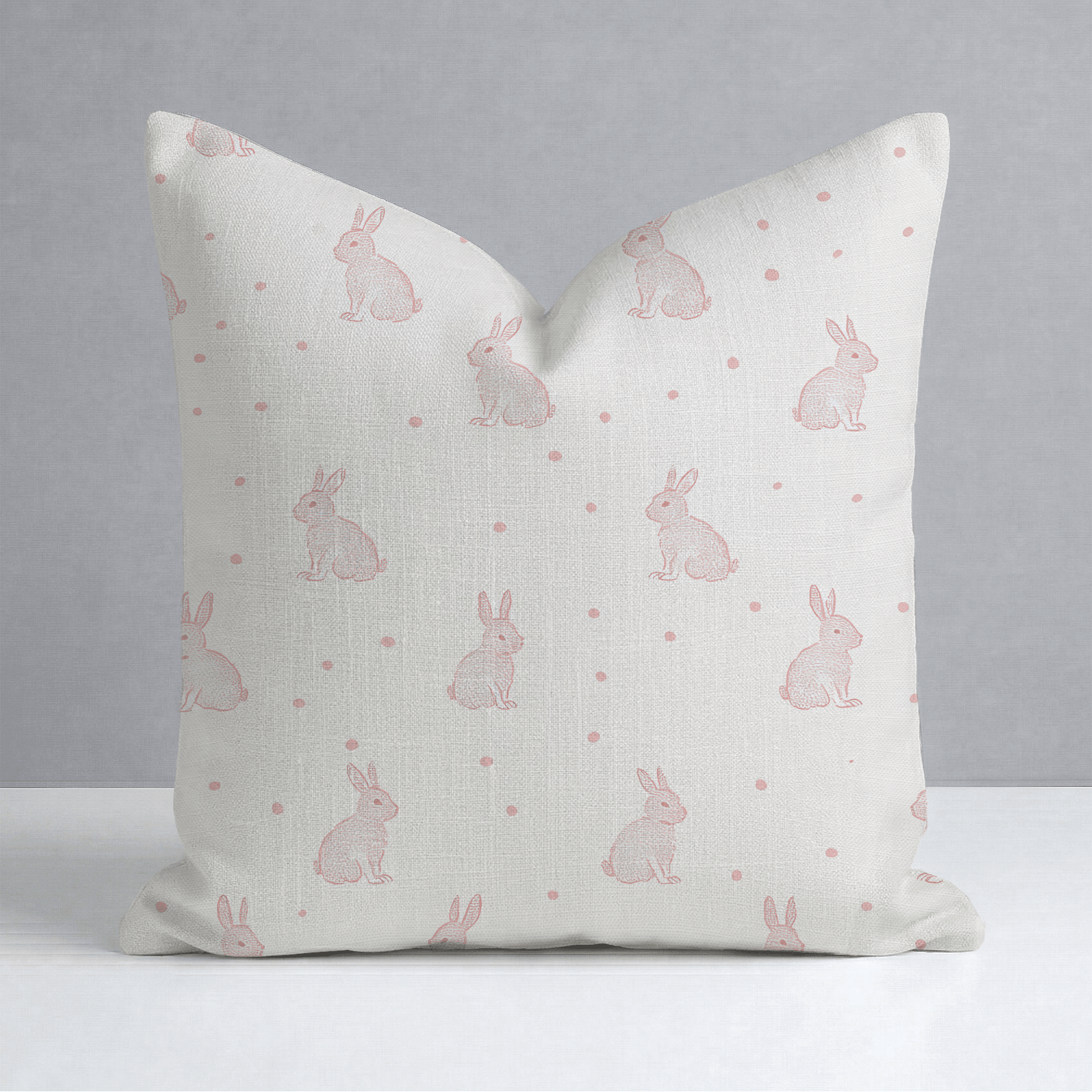 Bunny Ballet Throw Pillow - Lemon Park