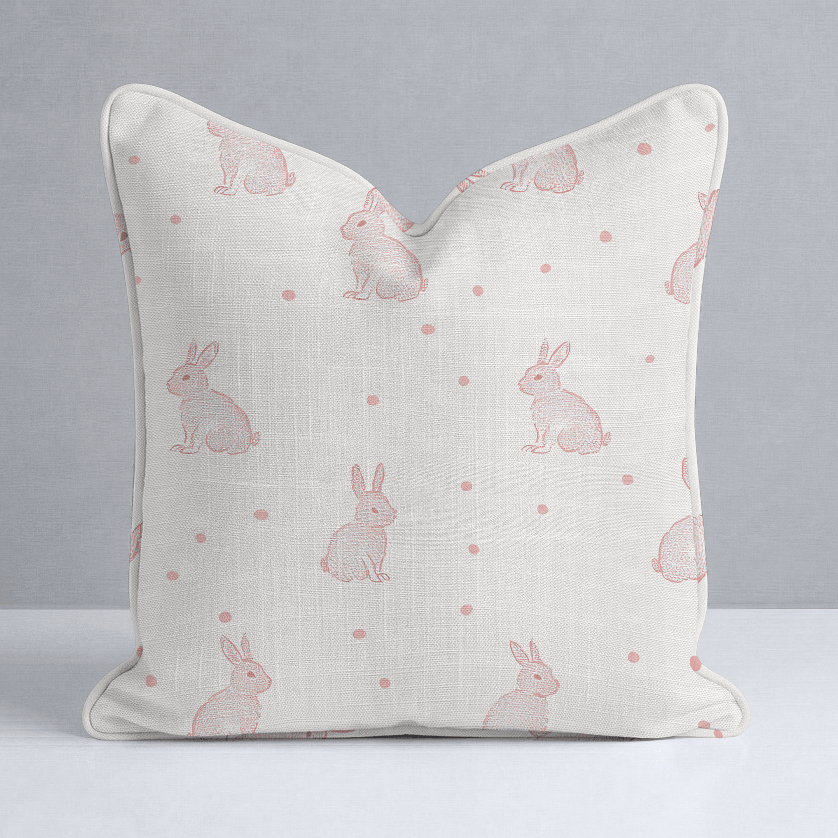 Bunny Ballet Throw Pillow - Lemon Park
