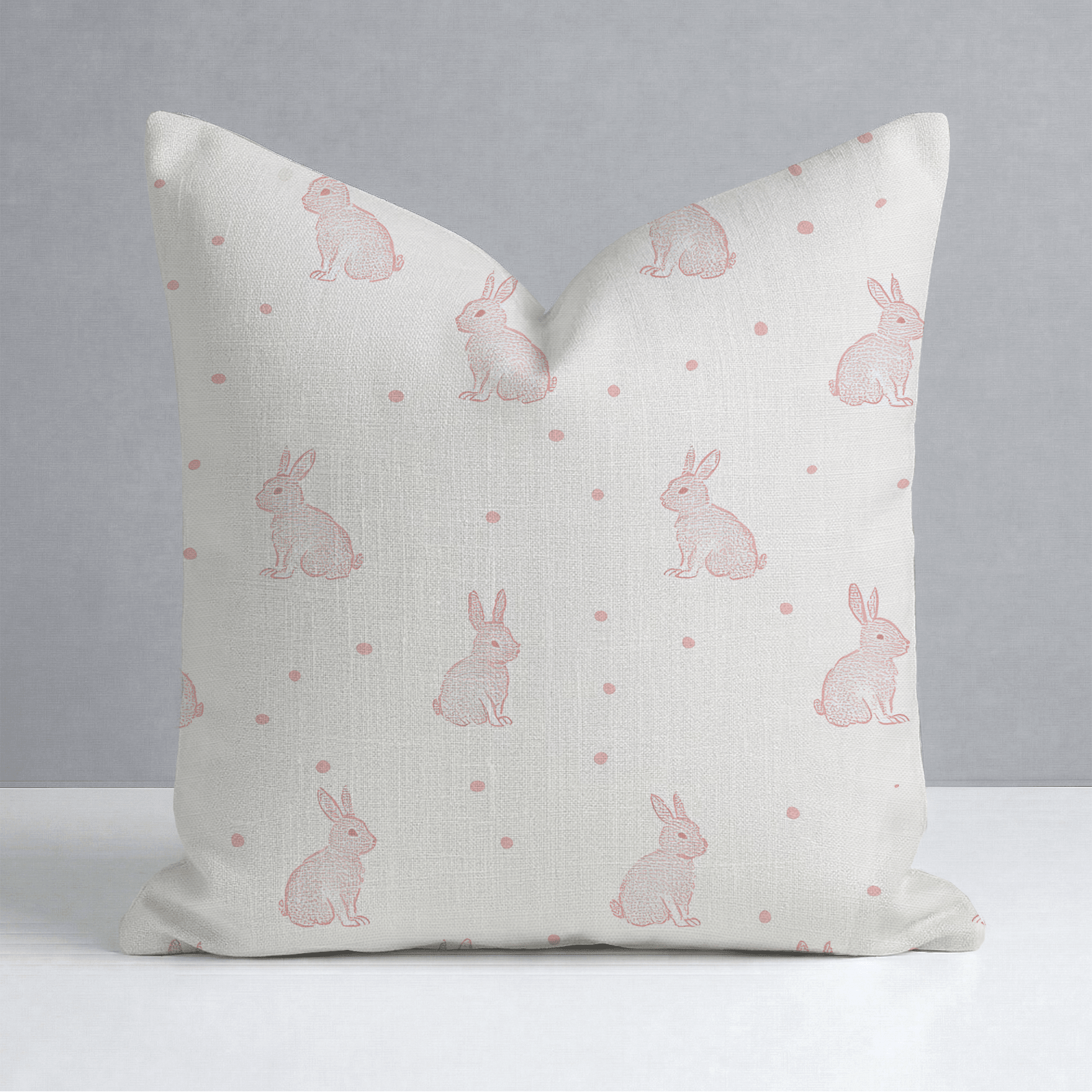 Bunny Ballet Throw Pillow - Lemon Park