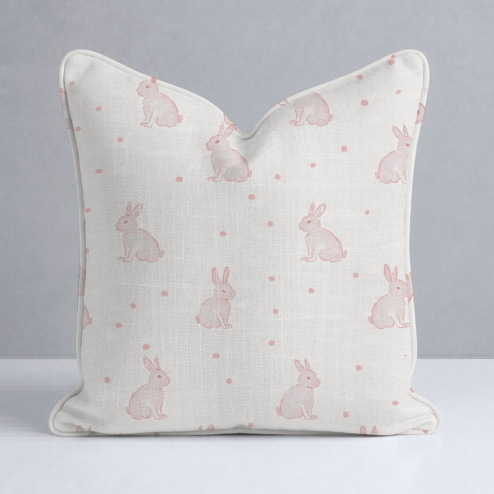 Bunny Ballet Throw Pillow - Lemon Park