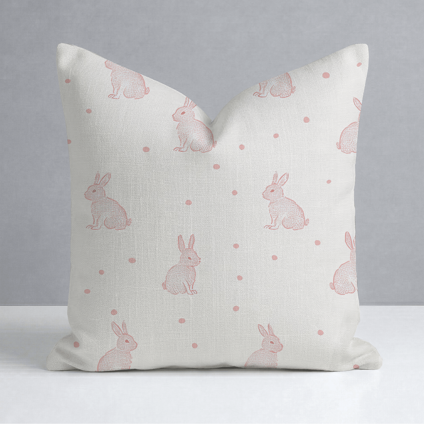 Bunny Ballet Throw Pillow - Lemon Park