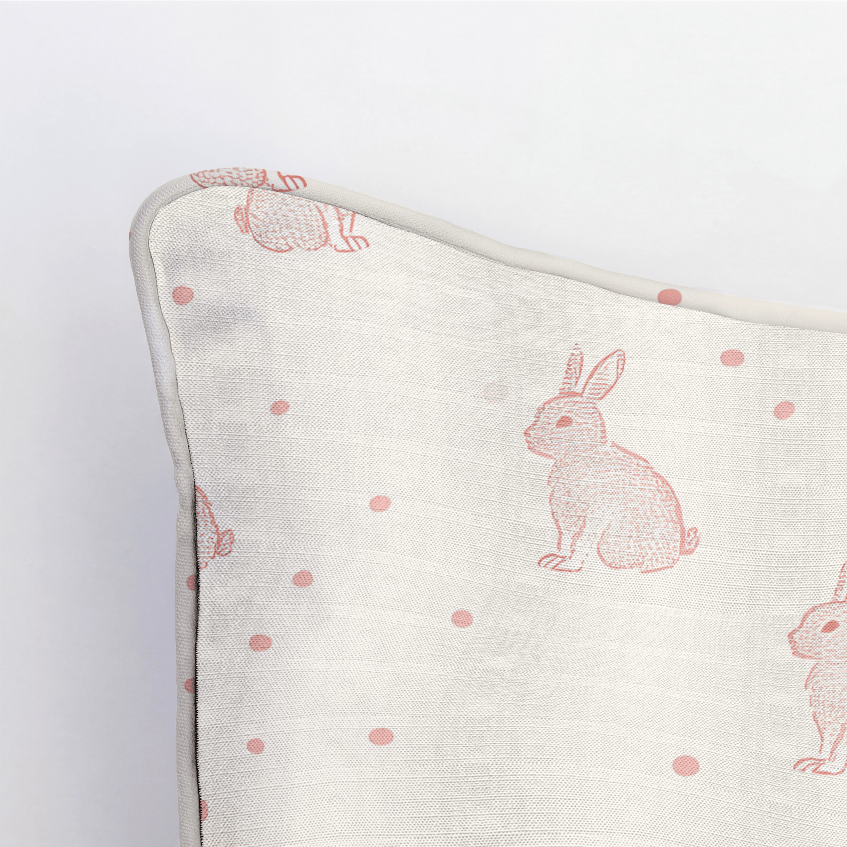 Bunny Ballet Throw Pillow - Lemon Park