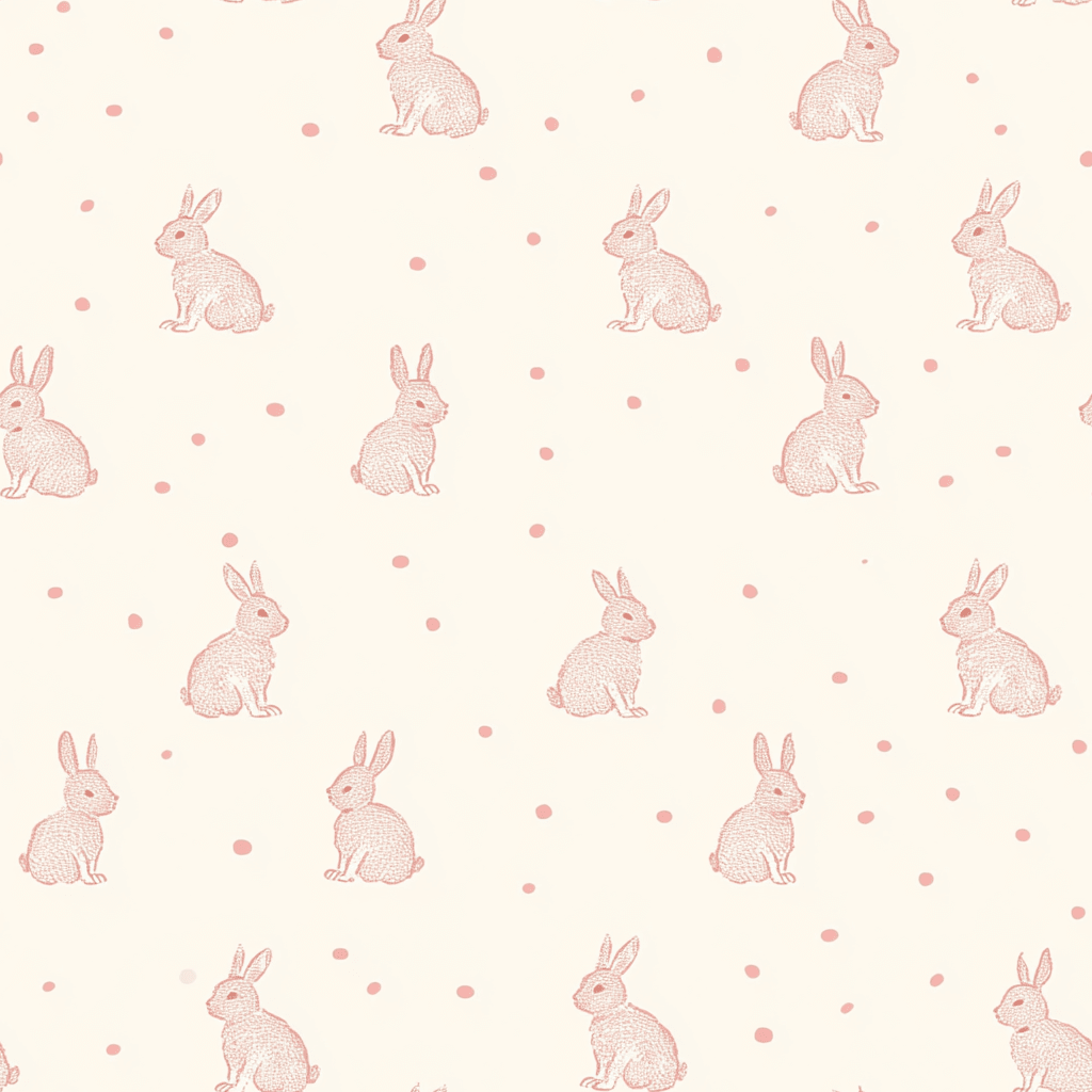 Bunny Ballet Wallpaper - Lemon Park
