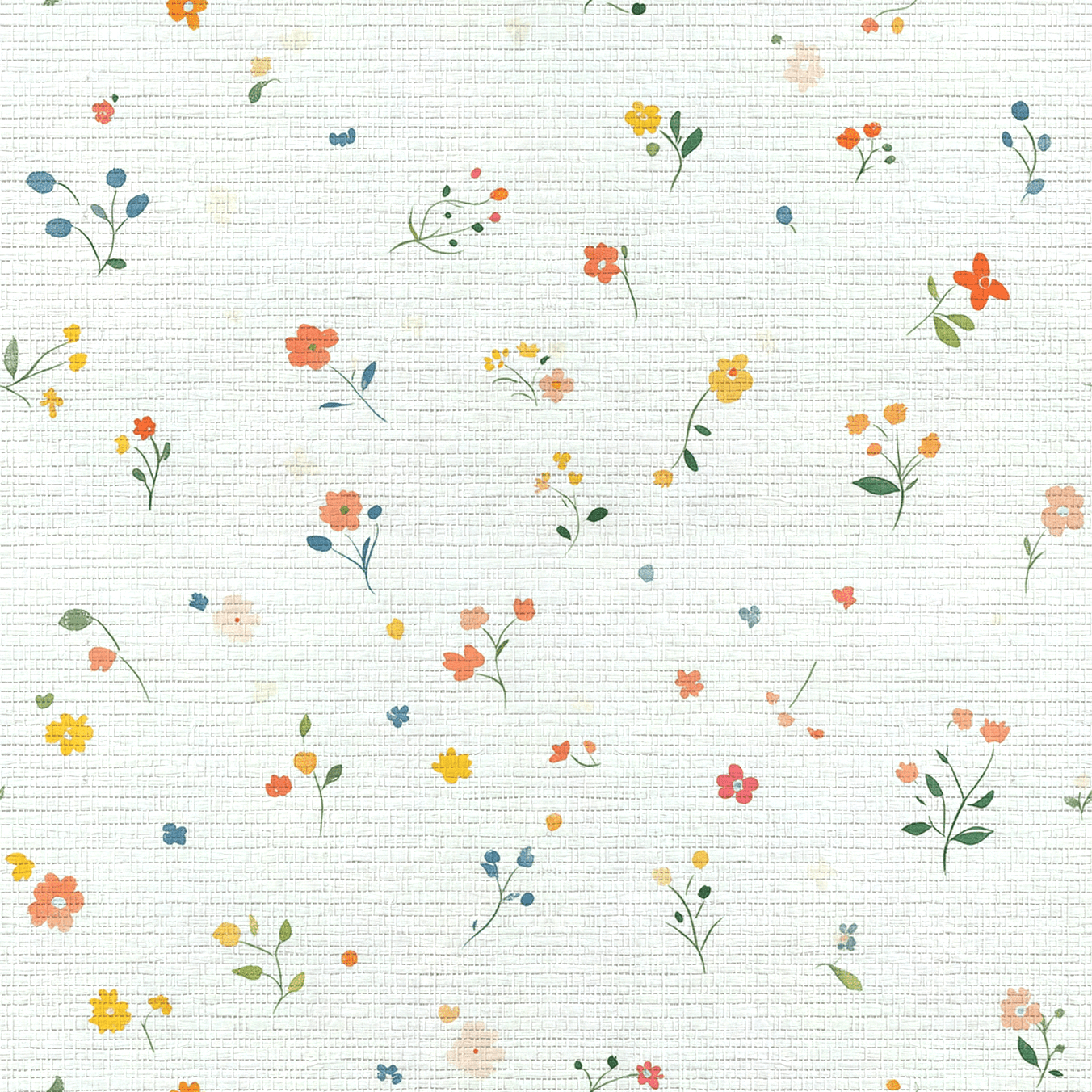 Buttercup Blooms Faux Grasscloth Wallpaper - Lemon Park