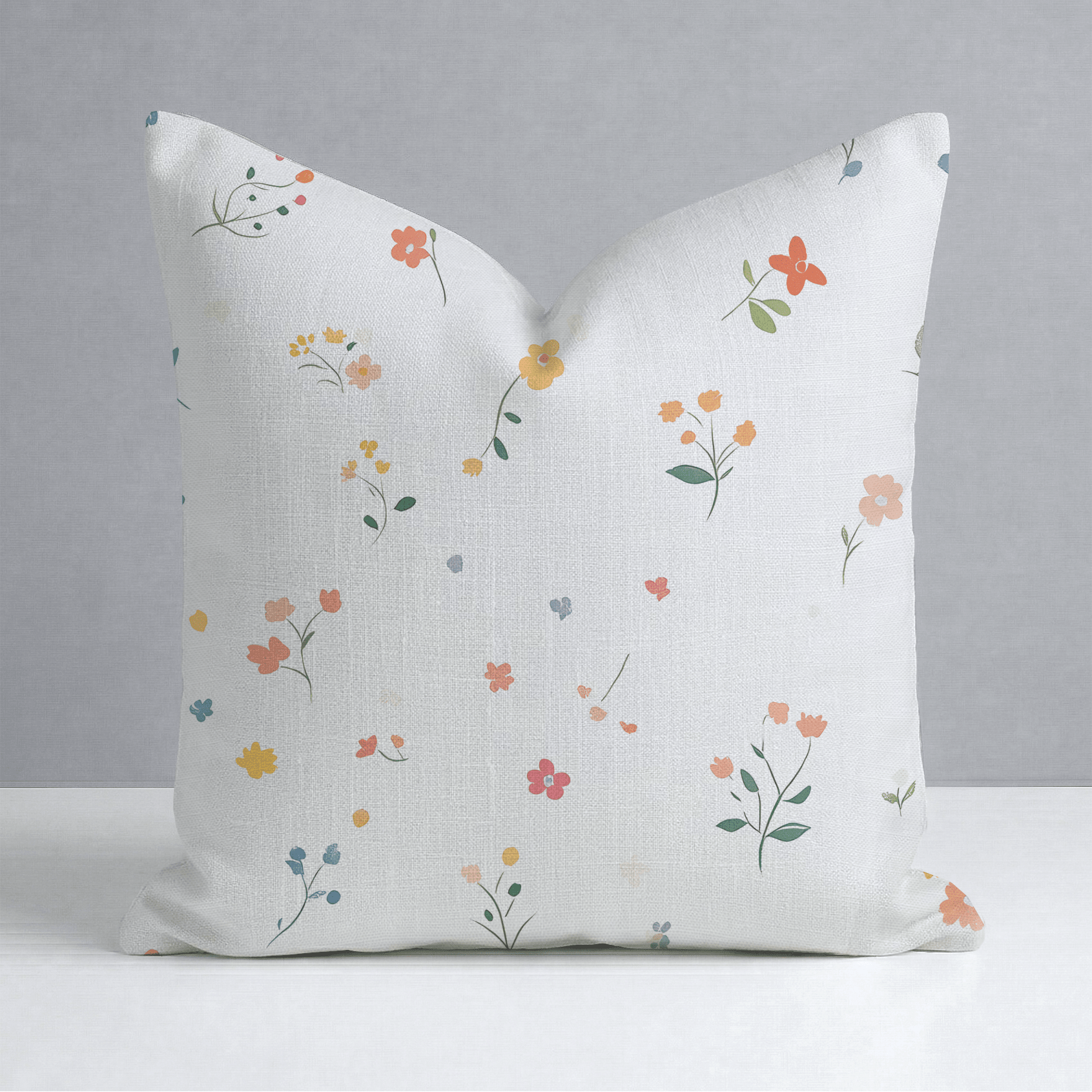 Buttercup Blooms Throw Pillow - Lemon Park