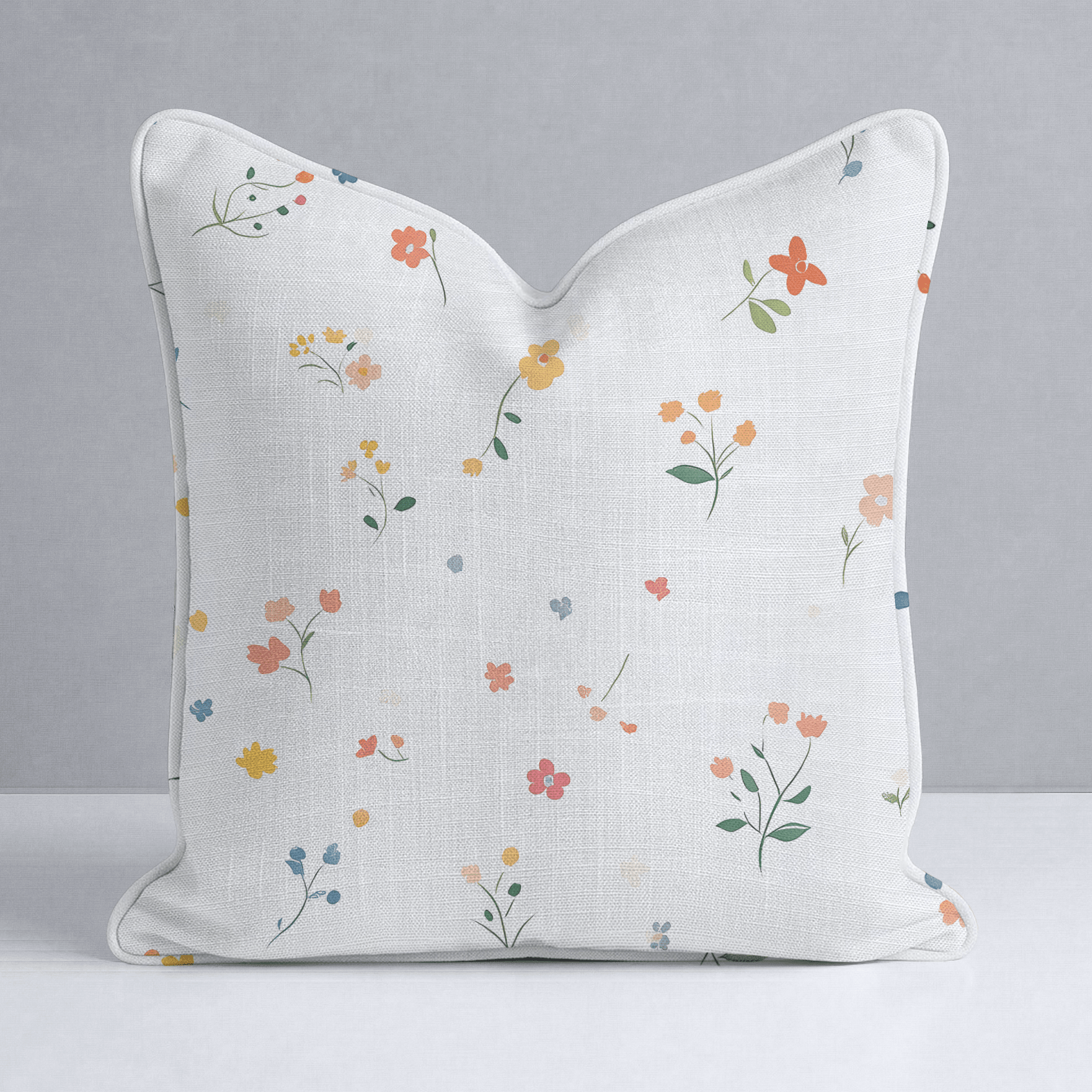 Buttercup Blooms Throw Pillow - Lemon Park
